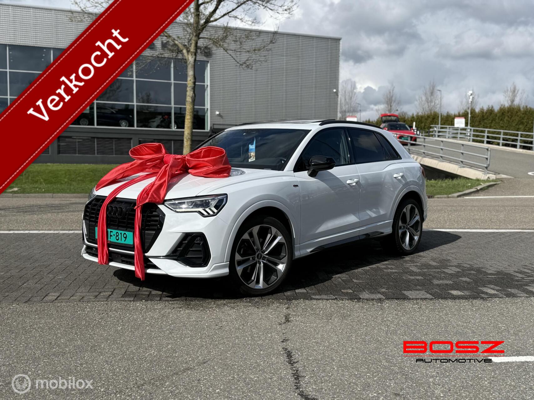 Audi Q3 35 TFSI 3x S-line PANO TREKHAAK SFEER BLIND CAM VOL 2020 - voorkant