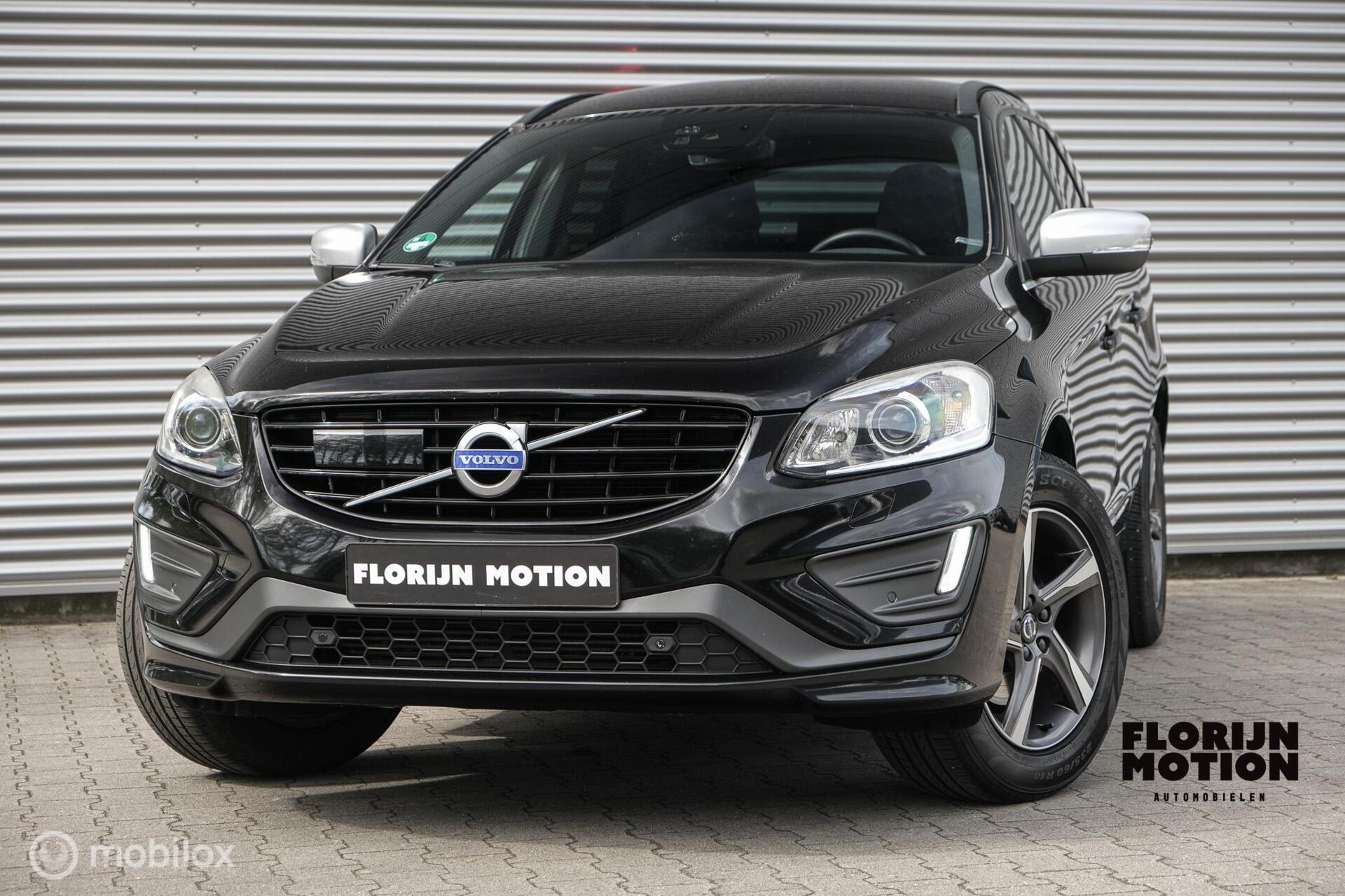 Volvo Xc60 2.0 T5 AWD R-Design | LED | Stoelverw voor en achter | ACC | HUD | Camera | Harman Kardon | Voorklimatisering | Sport-chassis 2015 - voorkant