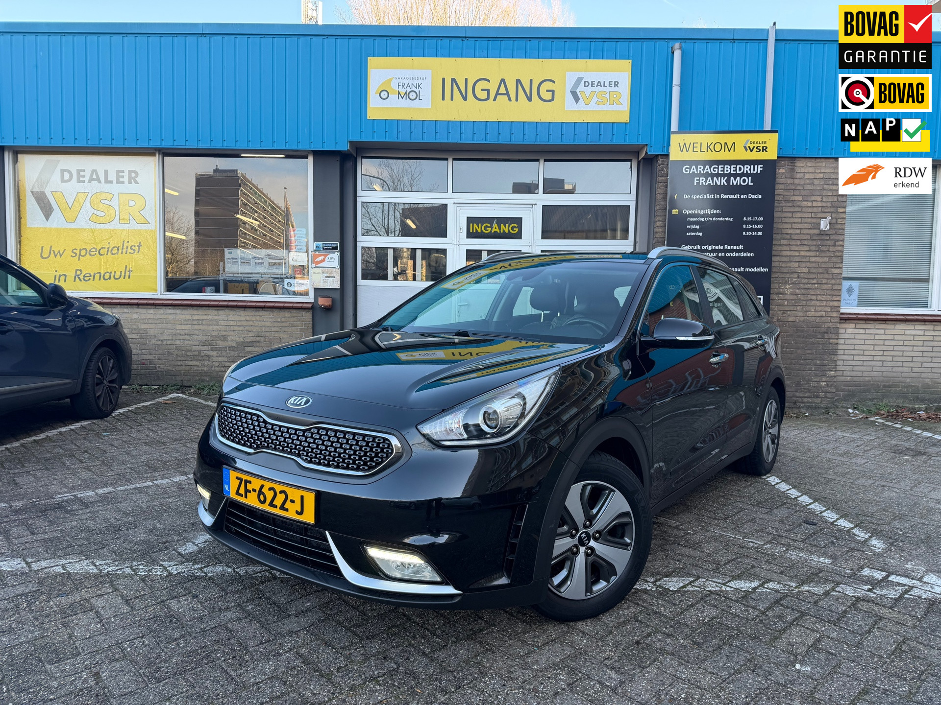Kia Niro 1.6 GDi Hybrid DynamicLine|Navi|Carplay|Camera|Adapt. Cruise| 2019 - voorkant