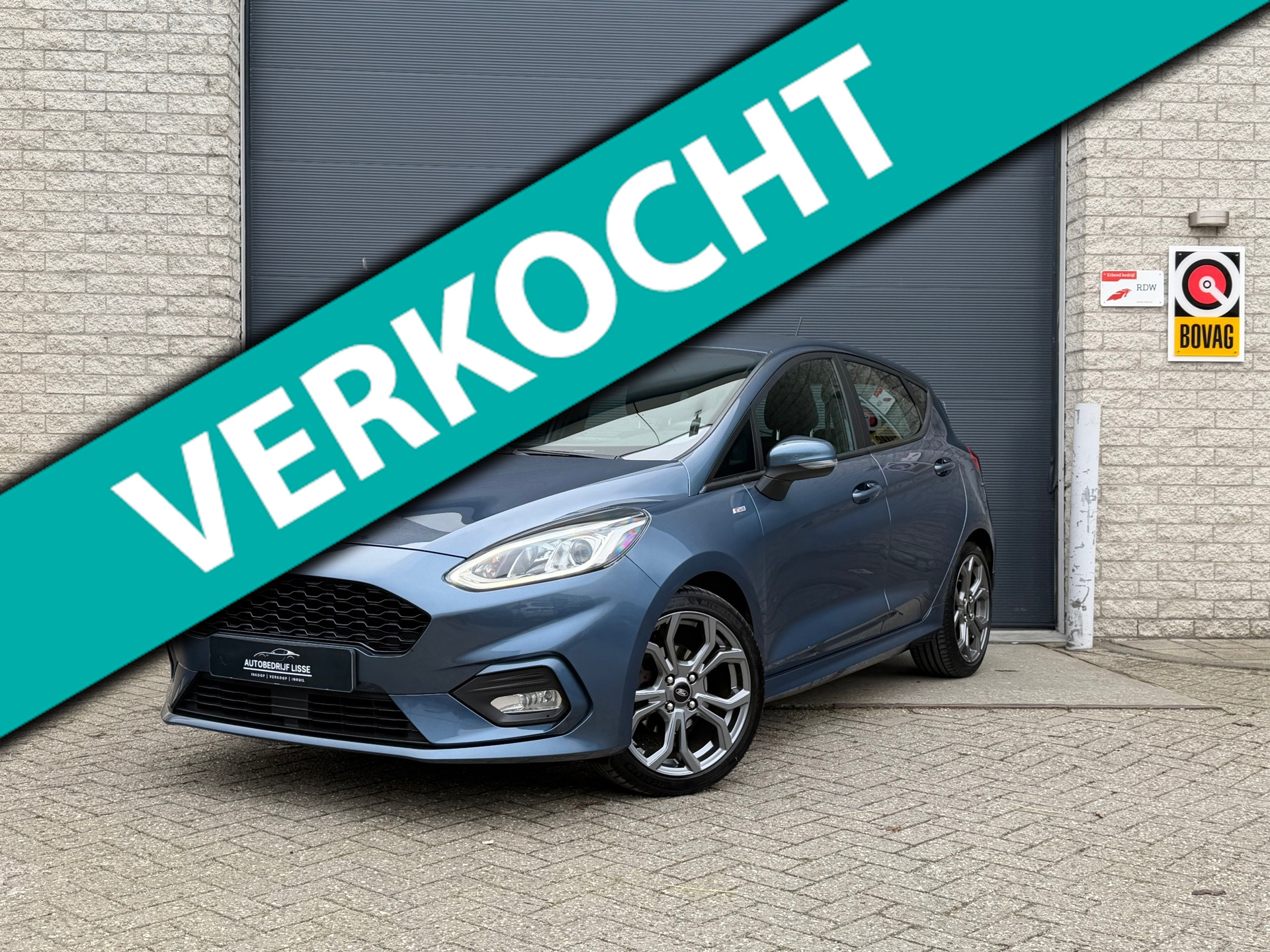 Ford Fiesta 1.0 EcoBoost ST-Line|Airco|Navi|Carplay|Nap 2019 - voorkant
