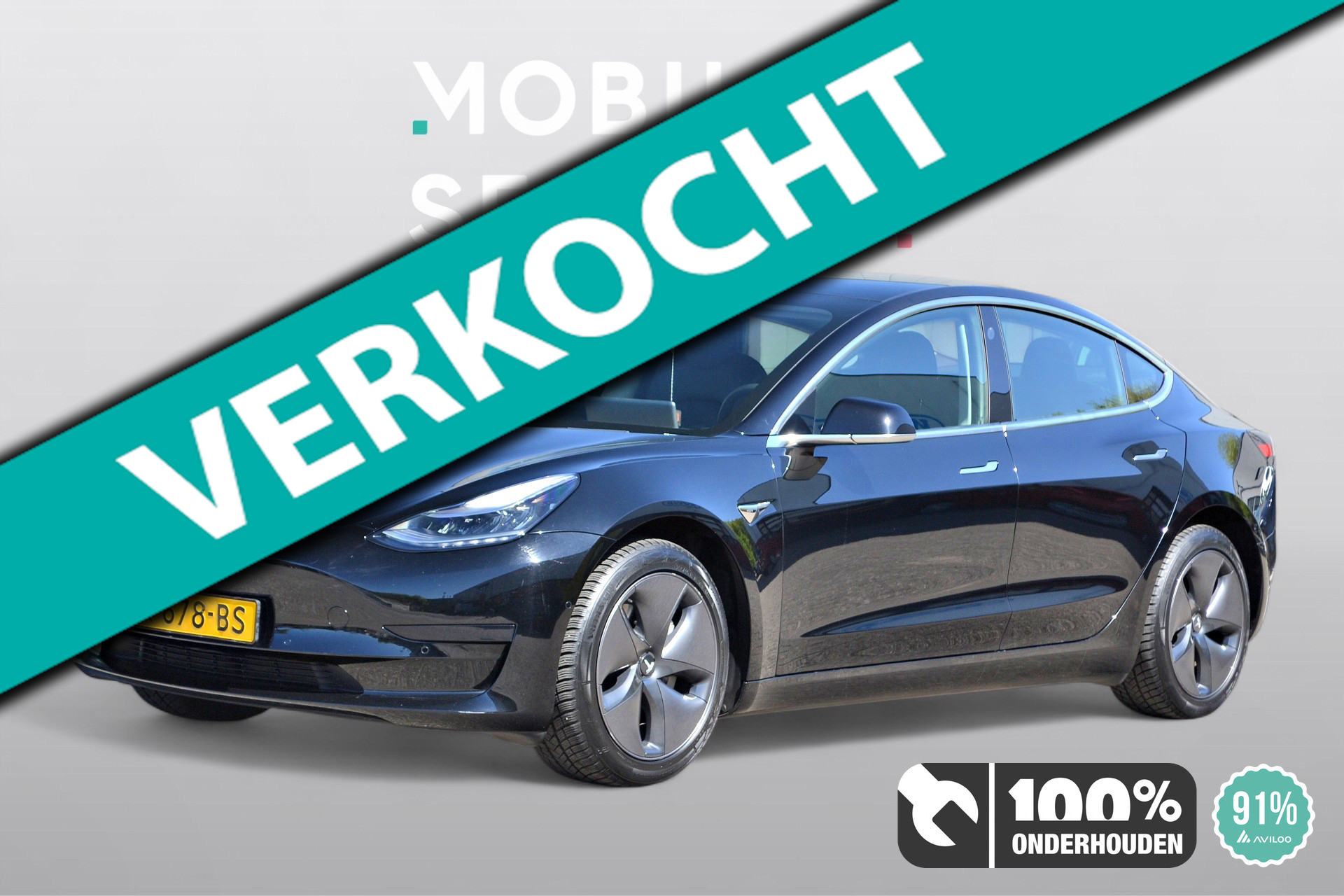 Tesla Model 3 Standard RWD Plus 60 kWh SOH91% Clima Pano AutoPilot 2020 - voorkant