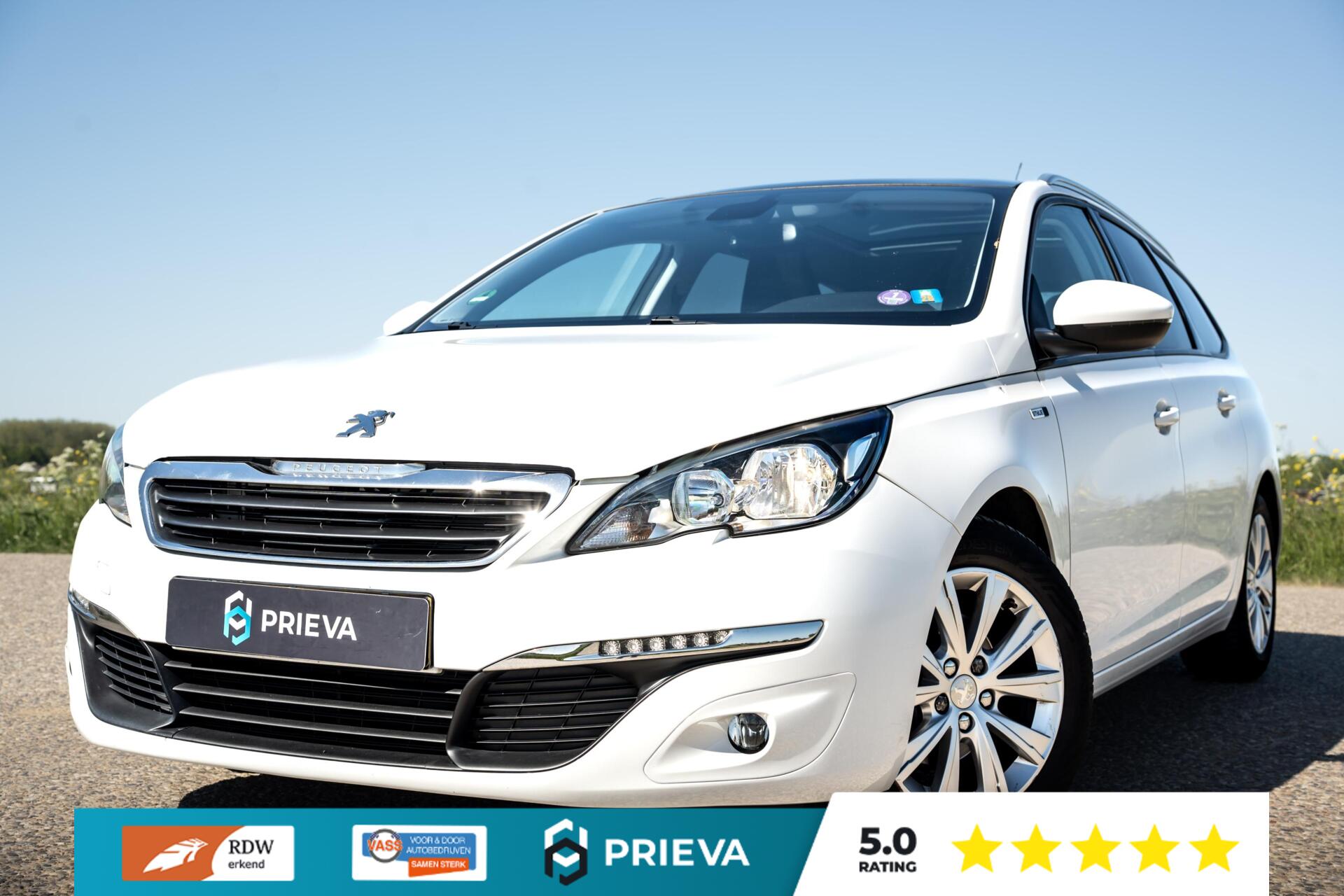 Peugeot 308 1.2 PureTech Blue Lease | PANO | NIEUW MOTORBLOK DEALER | NIEUWE D-RIEM | 2016 - voorkant