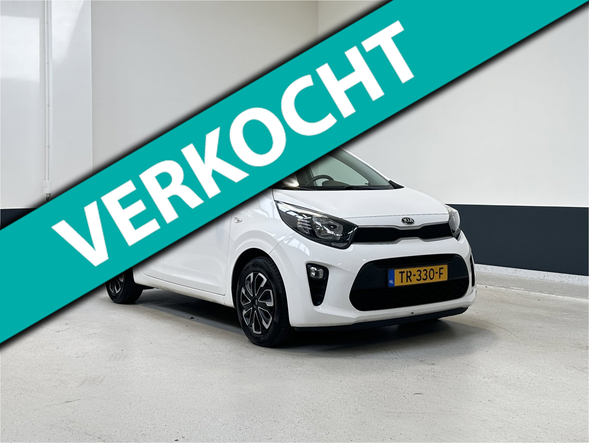 Kia Picanto 1.0 CVVT EconomyPlusLine |  Bluetooth | Airco | NL | 2018 - voorkant
