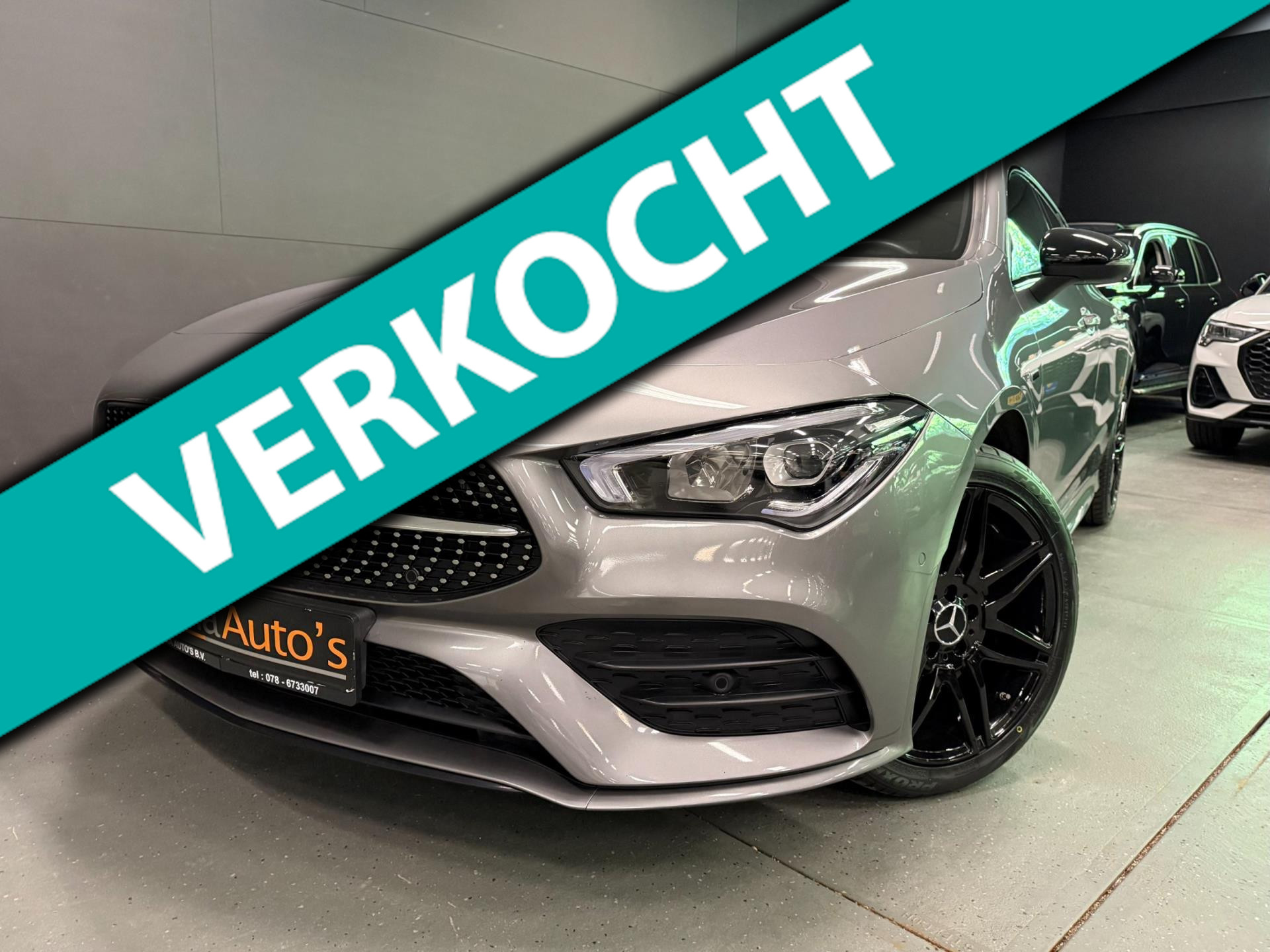 Mercedes-Benz Cla 250 E 250 e AMG PREMIUM 218PK SOH-TEST/PANO/SFEERVERL/NAVI/DAB/LED/V-COCKPIT/CARPLAY/// 2020 - voorkant
