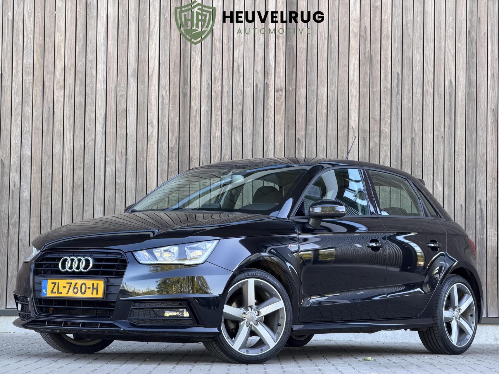 Audi A1 Sportback 1.0 TFSI Sport S-Line | STOELVERWARMING | BLACK 2018 - voorkant