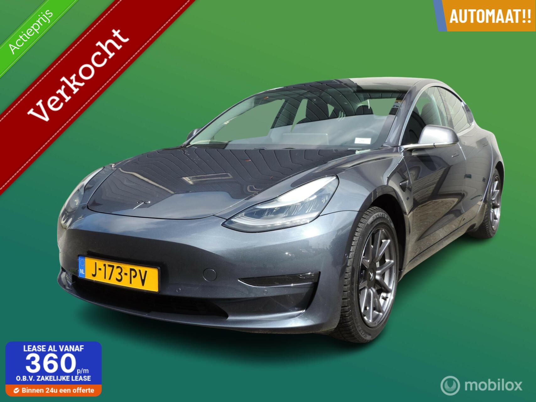 Tesla Model 3 Long Range AWD 75 kWh, Van eerste eig. 59dkm!! 2020 - voorkant