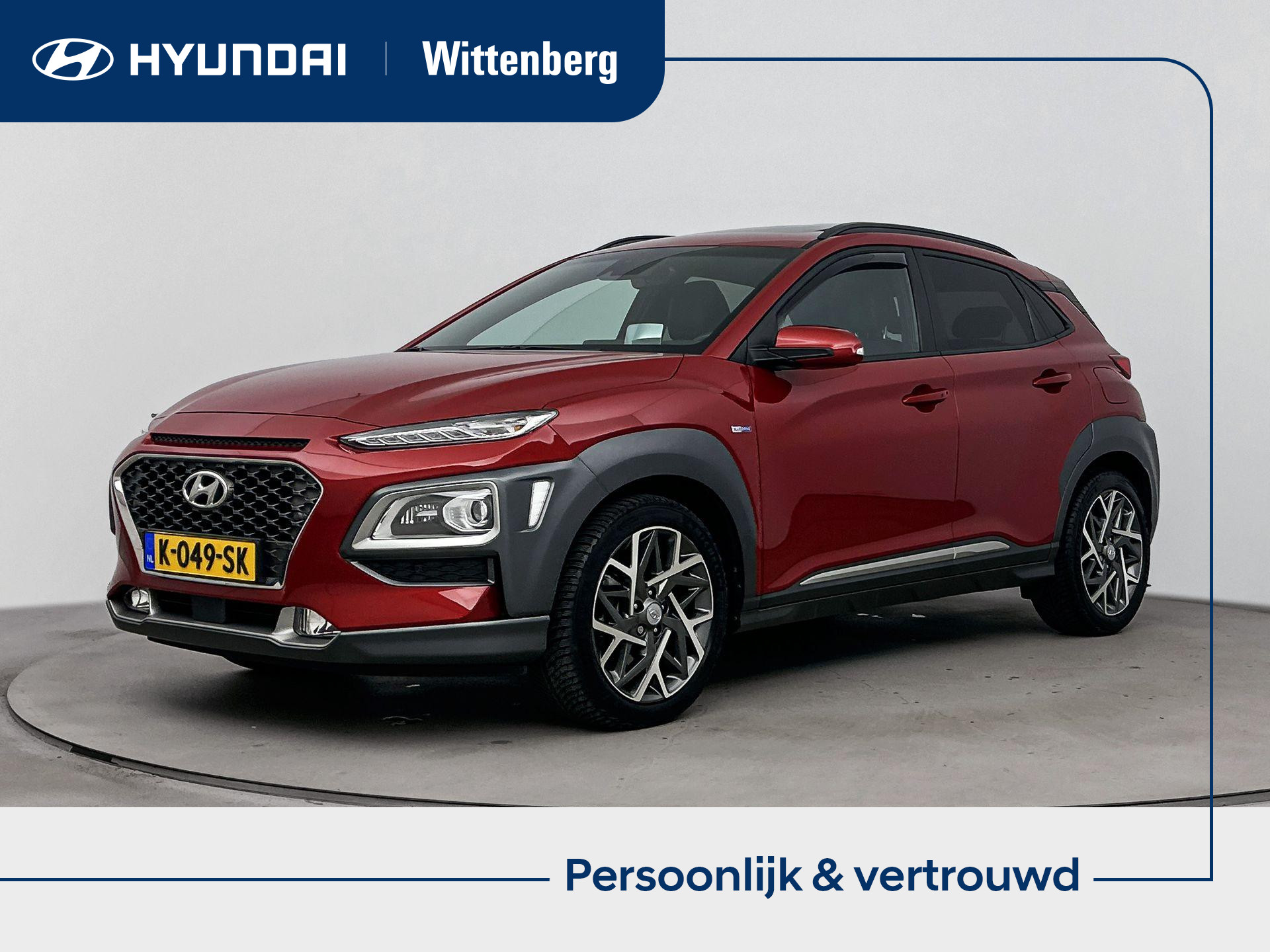 Hyundai Kona 1.6 GDI HEV Premium Sky 2021 - voorkant