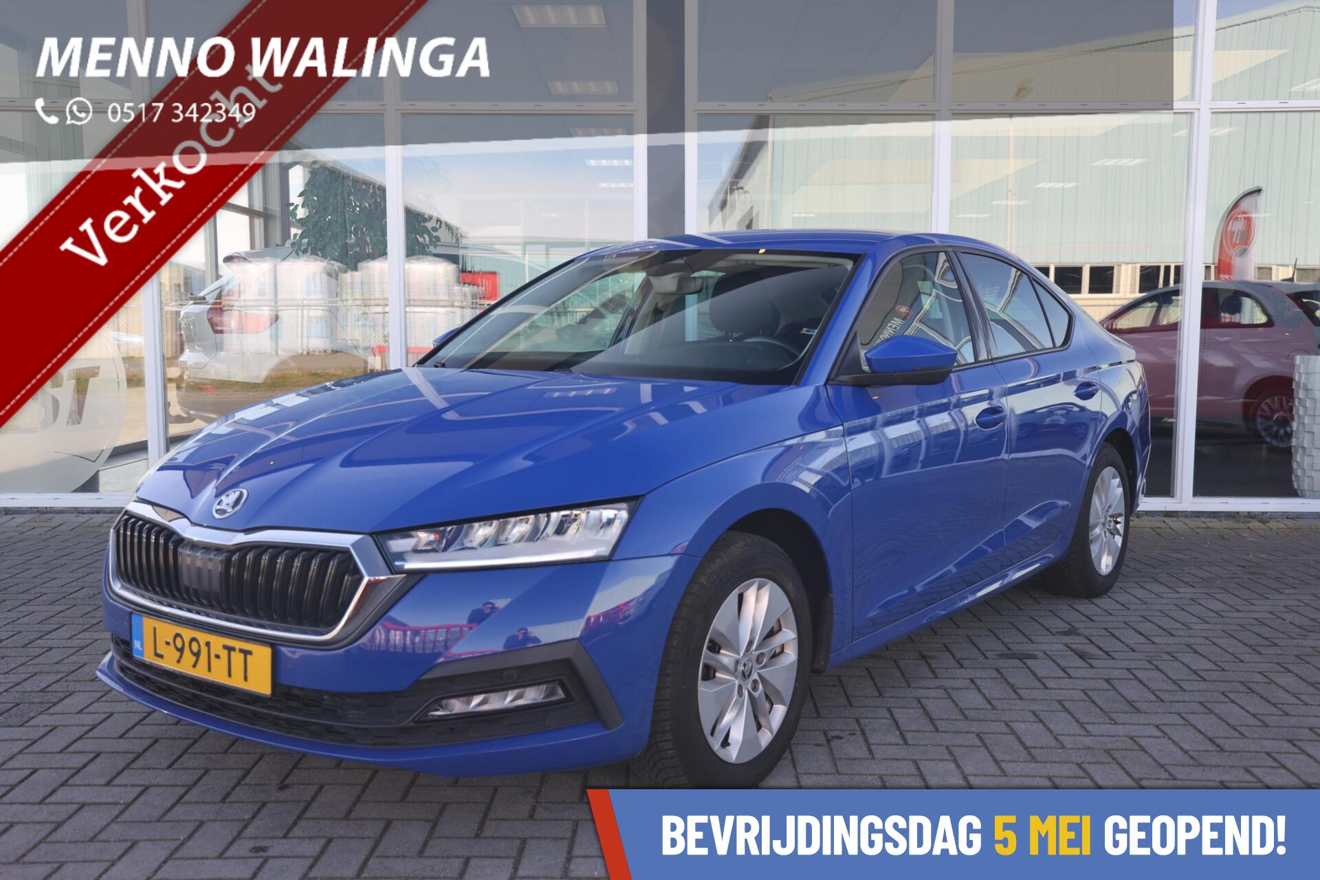 Skoda Octavia 1.0 e-TSI Business Edition|Cruise|Navi|PDC|Led|Virtual| 2021 - voorkant