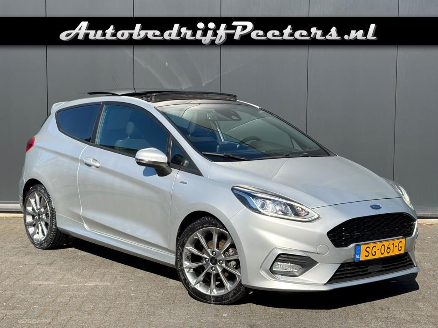 Ford Fiesta 1.0 ST-Line Pano Navi Carplay Android Cruise PDC NL-auto 2018 - voorkant