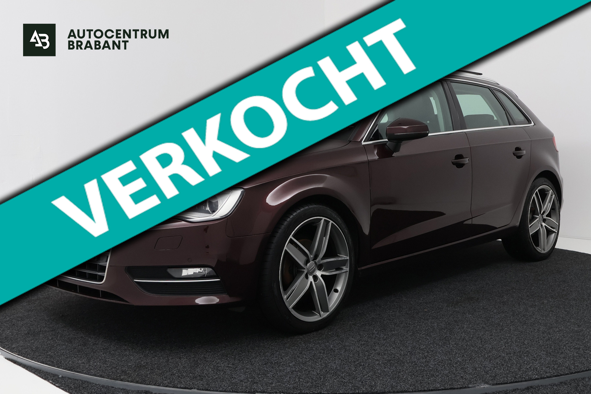 Audi A3 Sportback 1.4 TFSI Ambition Pro Line S (PANORAMADAK, CRUISE CONTROL, NAVIGATIE, PARKEERSENSOREN) 2014 - voorkant
