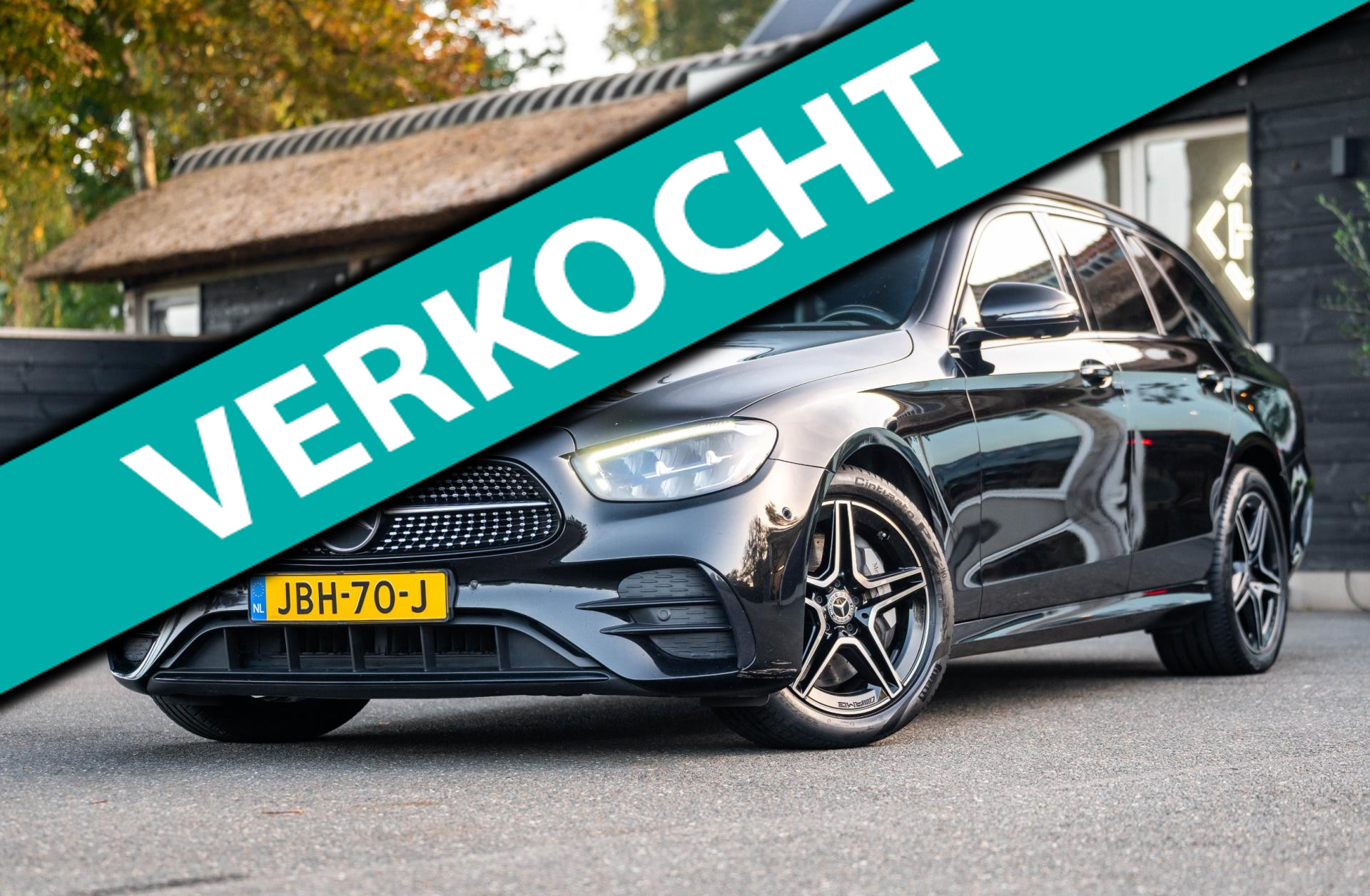 Mercedes-Benz E 300 E 300 e AMG Line Schuifdak I Trekhaak I Cruise I 360 Camera I Sfeerverlichting I Led I BTW 2022 - voorkant
