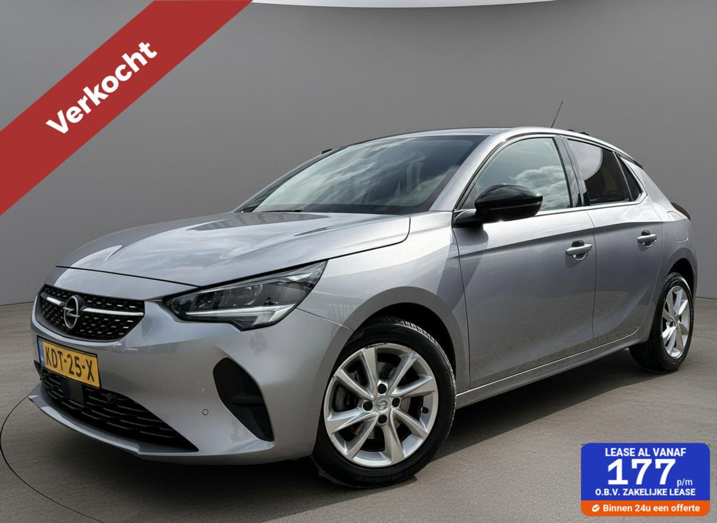 Opel Corsa 1.2 Turbo GS Line Camera Cruise Led Carplay Pdc 2021 Eerste Eigenaar Vol Opties 2021 - voorkant