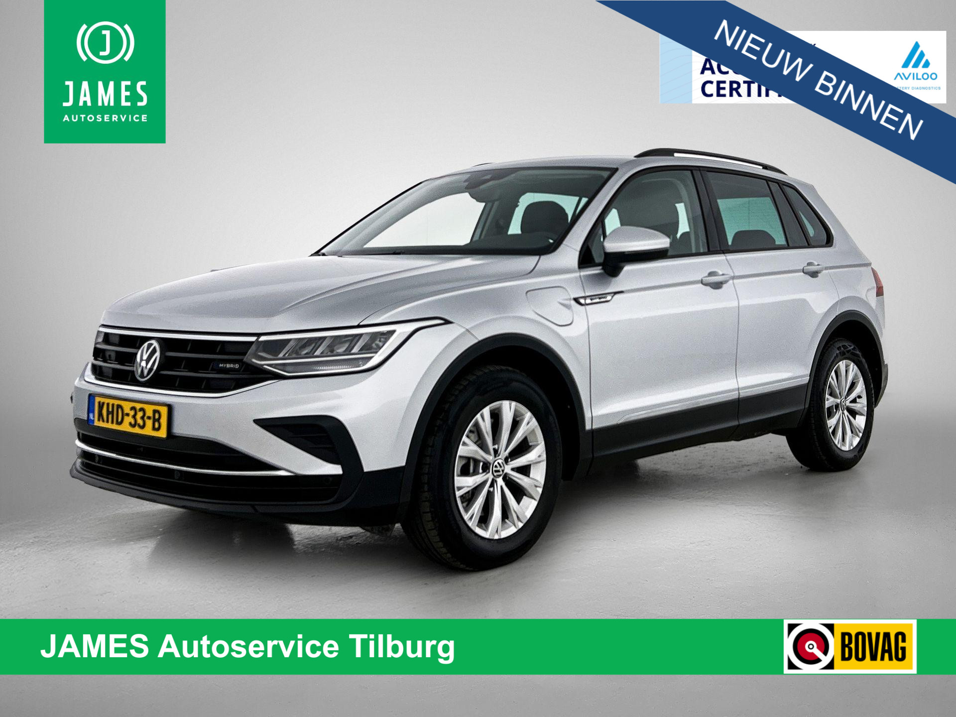 Volkswagen Tiguan 1.4 TSI eHybrid PHEV Life Plus | Navigatie | Cruise control | Camera | Led | Virtual. 2023 - voorkant
