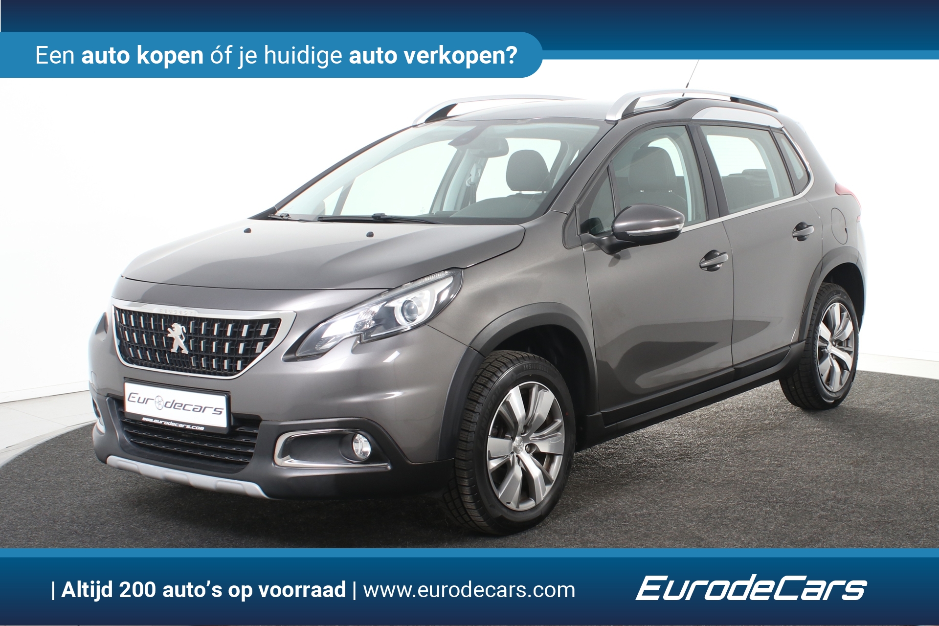 Peugeot 2008 1.2 Allure *Automaat*Leer*PDC*Navigatie* 2018 - voorkant