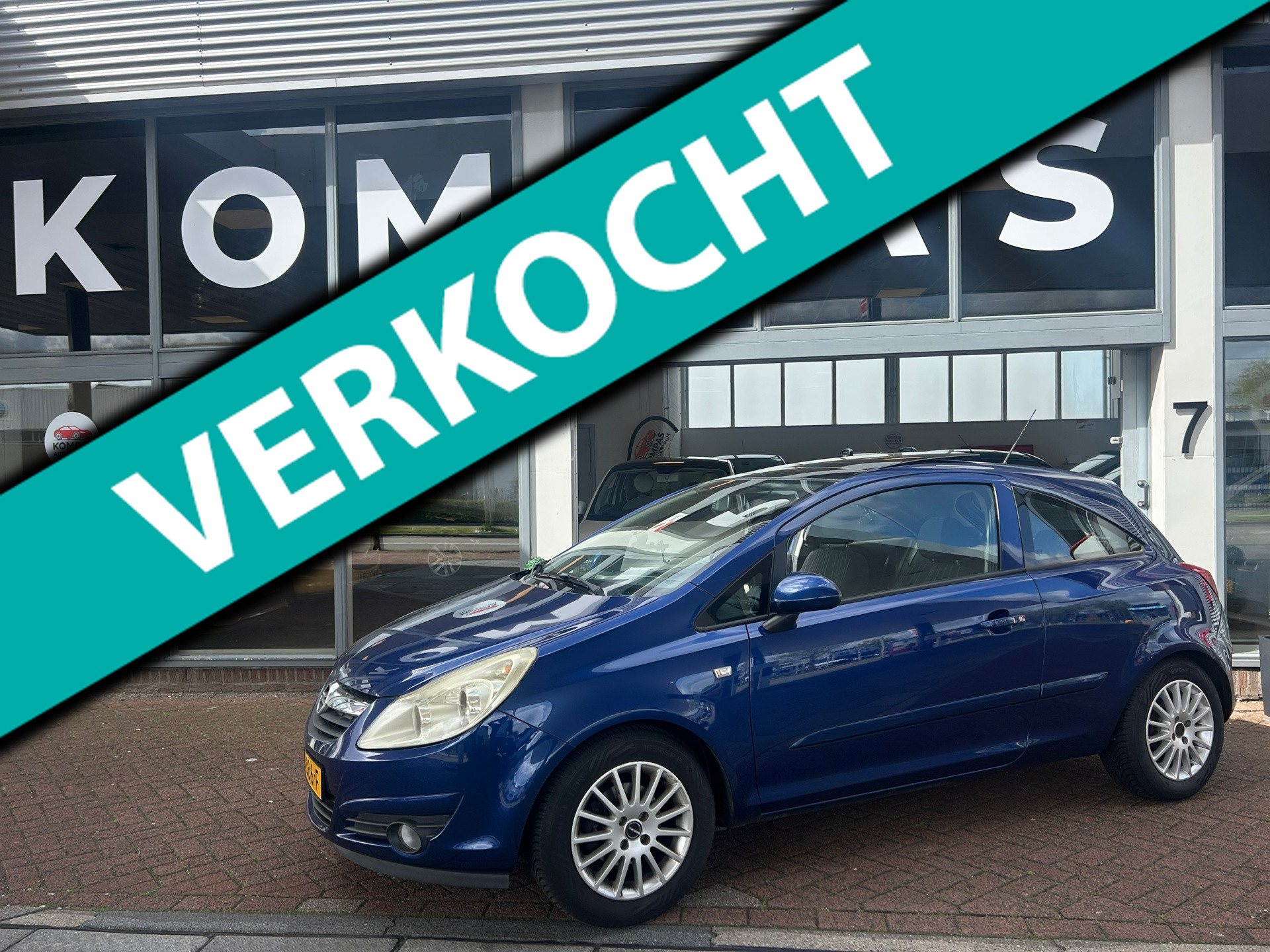 Opel Corsa 1.2-16V Cosmo |PANORAMADAK|1EIG|APK2027|AIRCO|LM.VELGEN|CRUISE| 2007 - voorkant