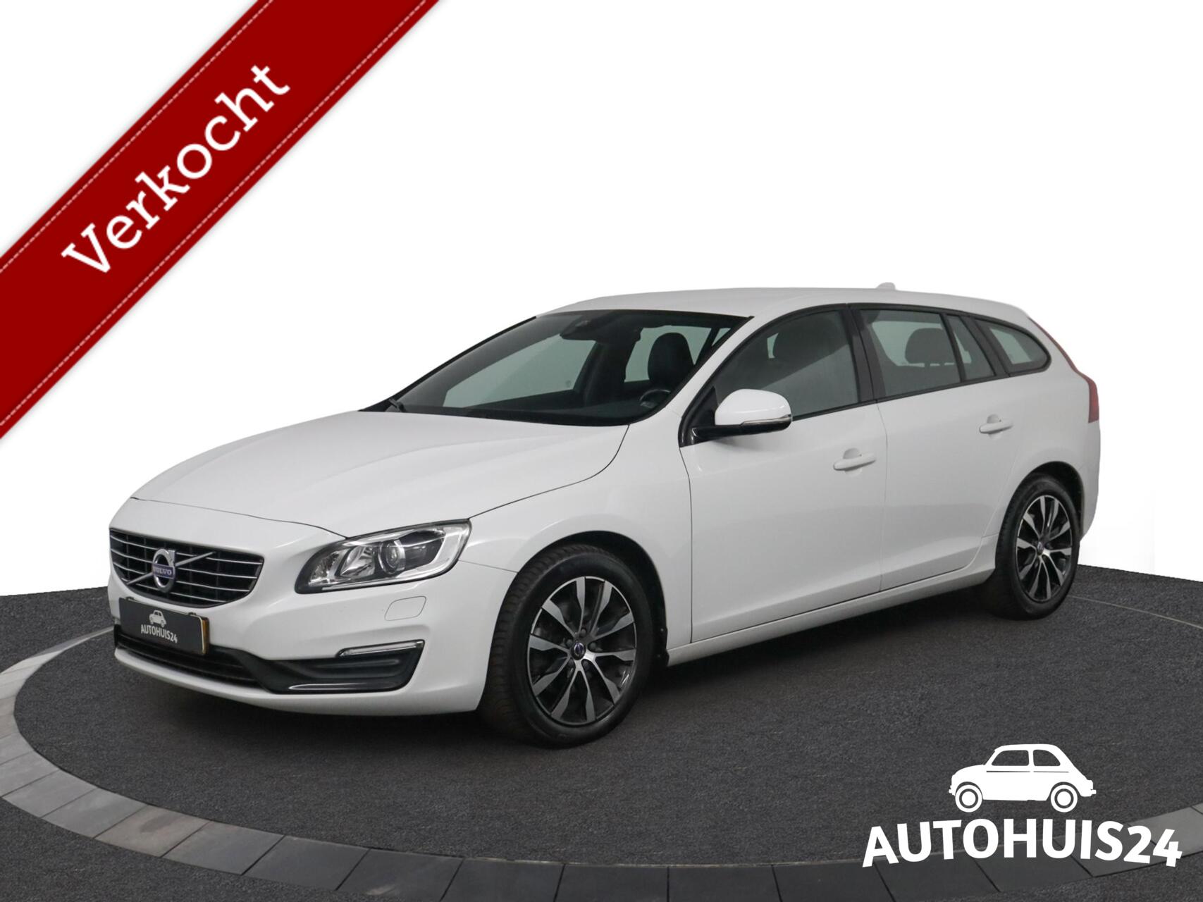 Volvo V60 2.0 T3 Polar+ Dynamic XENON|PDC|STOELVERW|LEDER|NL-AUTO 2018 - voorkant