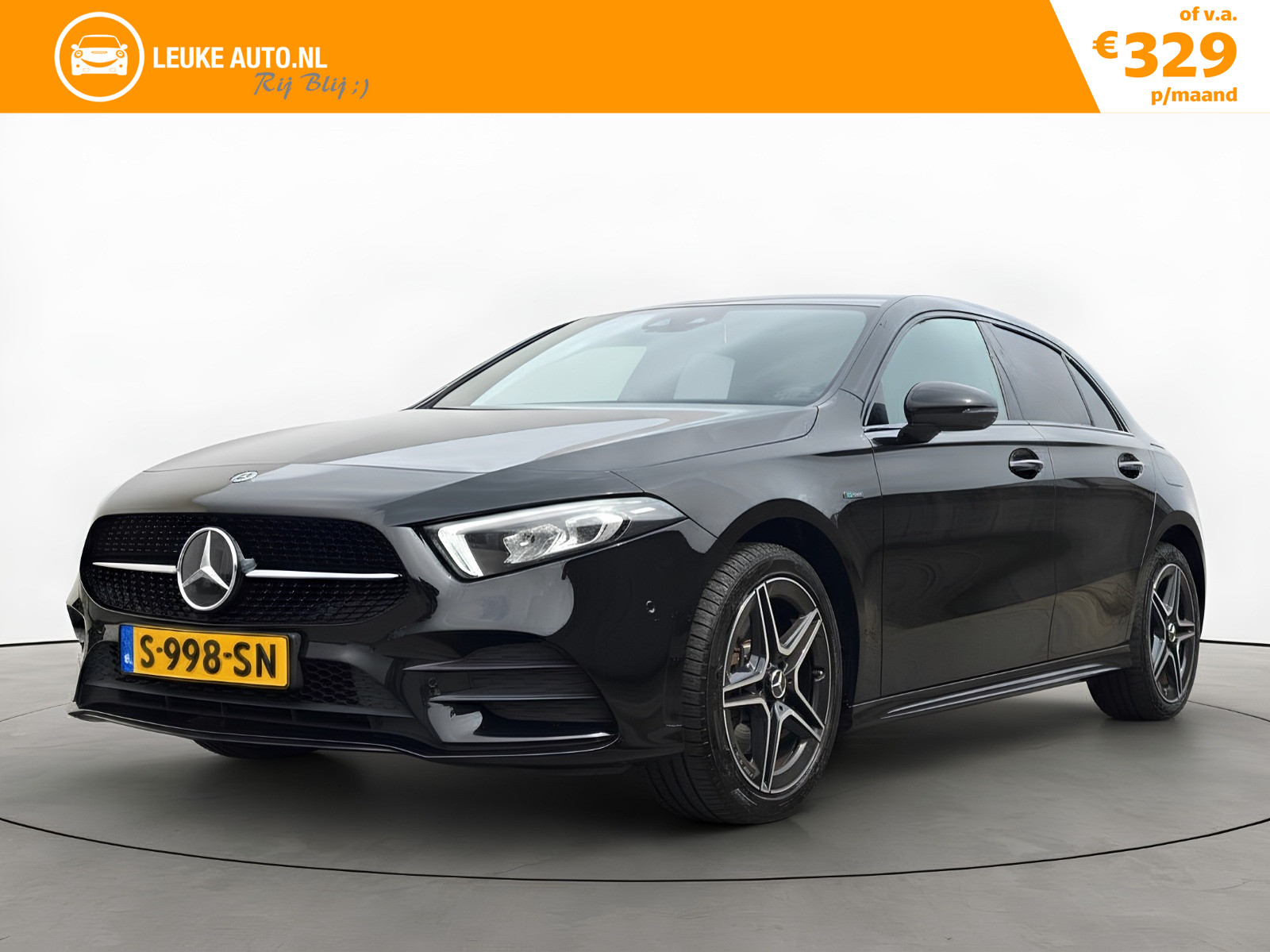 Mercedes-Benz A 250 E 250E 218PK AMG Night 2020 - voorkant