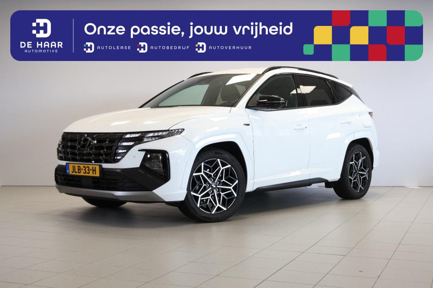 Hyundai Tucson 1.6 T-GDI N-Line 180 PK 4WD - Adaptieve Cruise - ParkeerCamera - Stoelverwarm. 2024 - voorkant