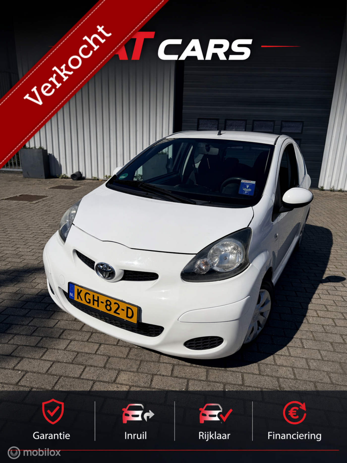 Toyota Toyota Aygo 1.0-12V Aspiration Navigator| Airco| 2011 - voorkant
