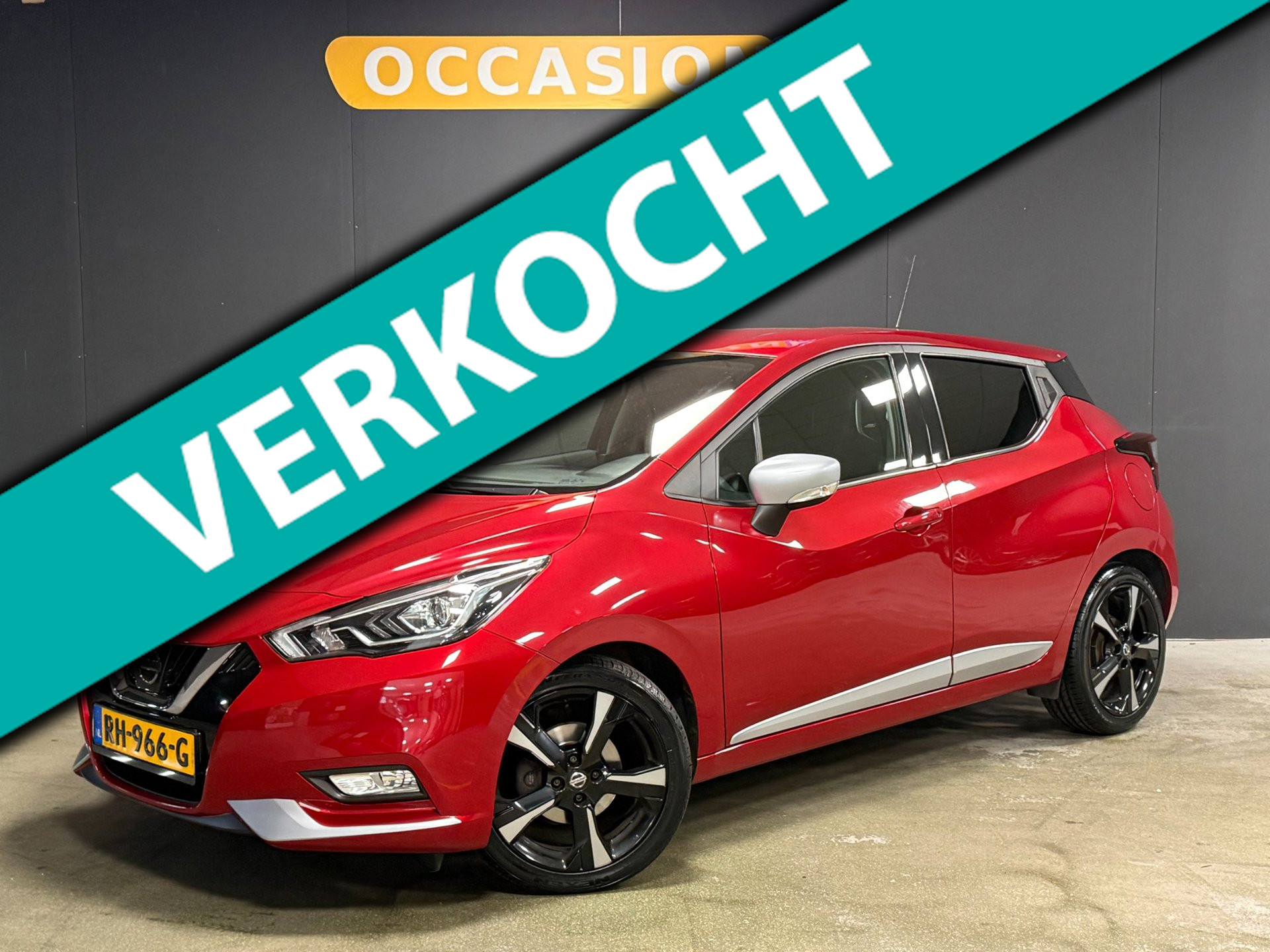 Nissan Nissan Micra 0.9 IG-T Acenta|CAMERA|LED|CRUISE|CLIMATE|BLUETOOTH|DAB|17INCH| 2017 - voorkant