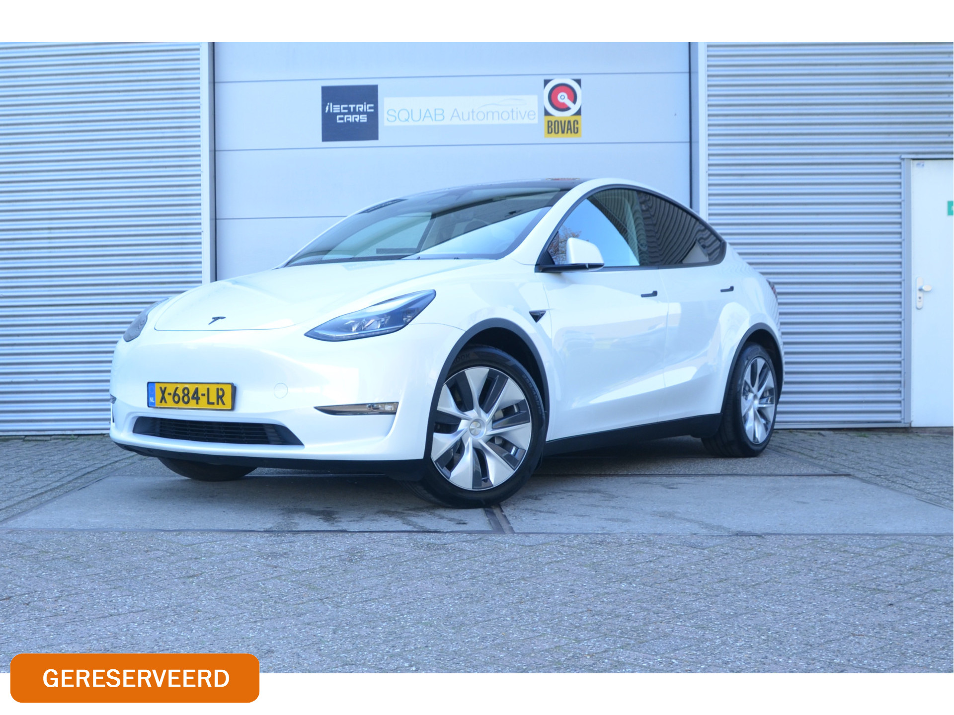 Tesla Model Y Long Range AWD 75 kWh Trekhaak (1.600kg), AutoPilot3.0 Ryzen, Meerprijs FSD 99,- p/mnd 2023 - voorkant