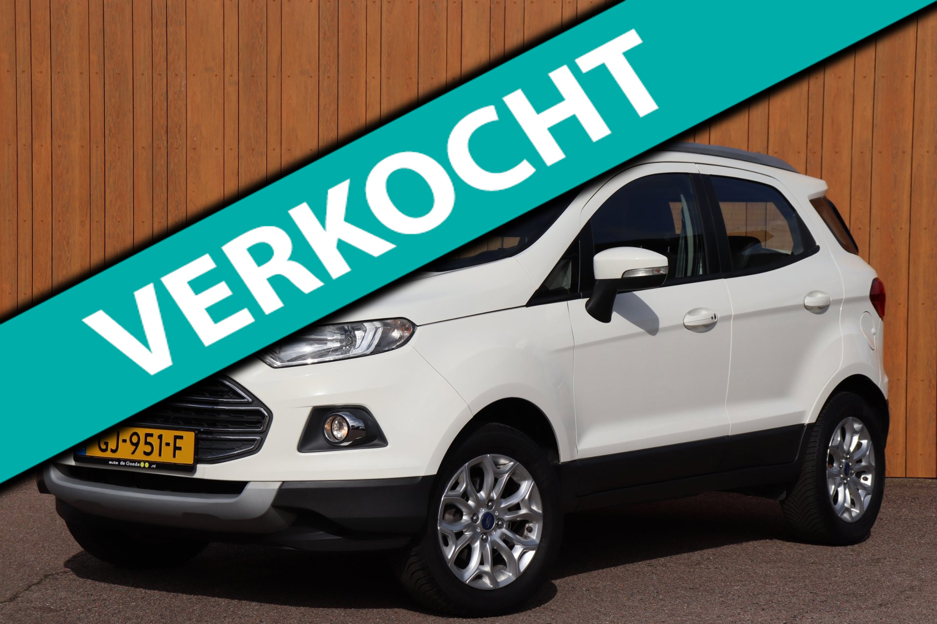 Ford Ecosport 1.0 EcoBoost Titanium org.NL trekhaak-afn. 2015 - voorkant