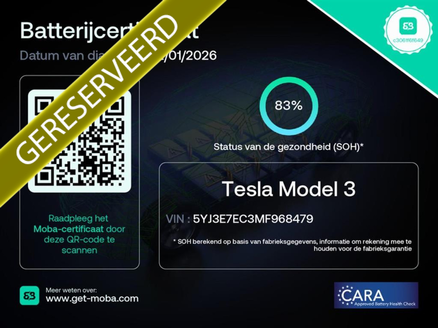 Foto van Tesla Model 3