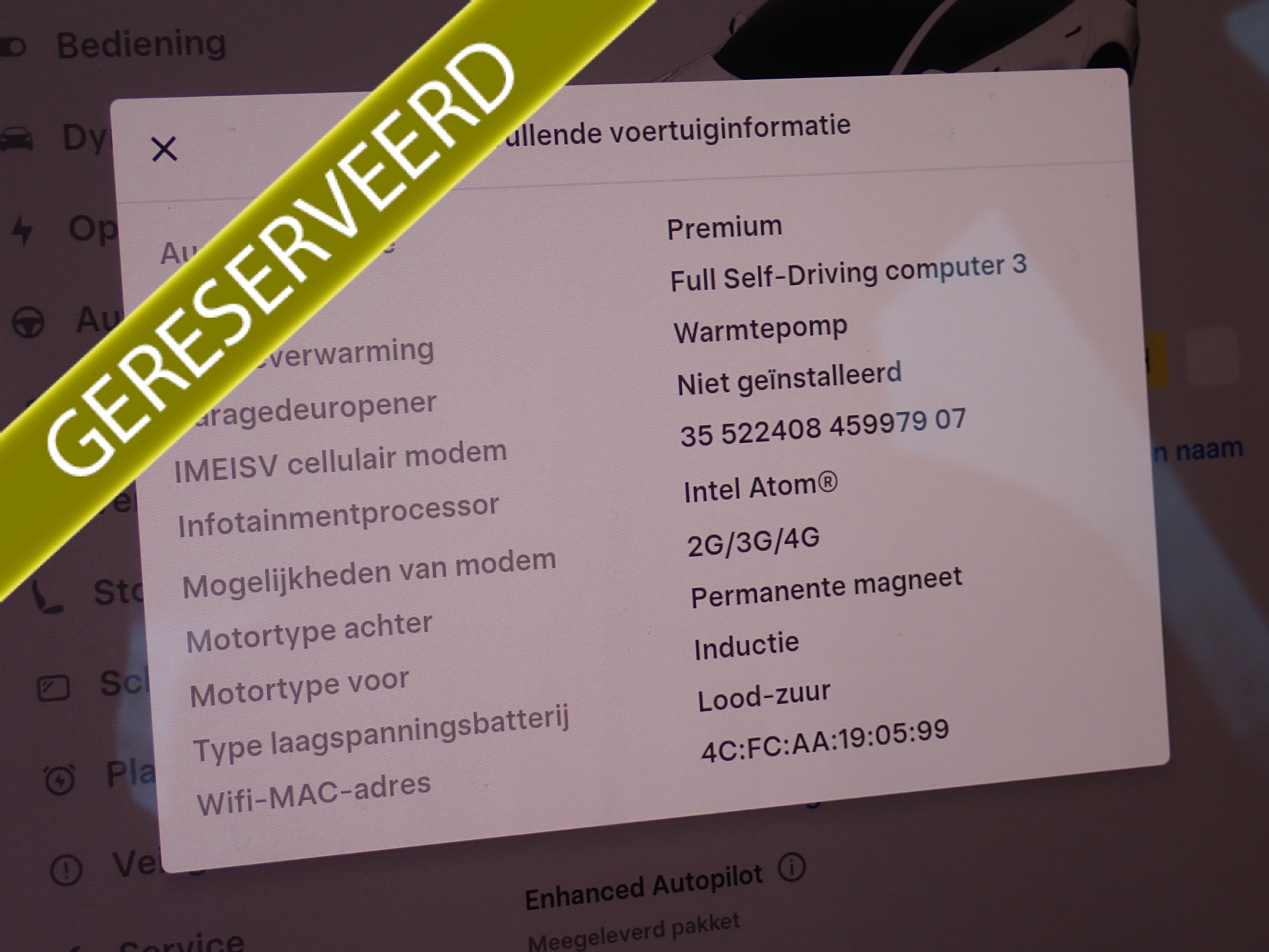 Foto van Tesla Model 3