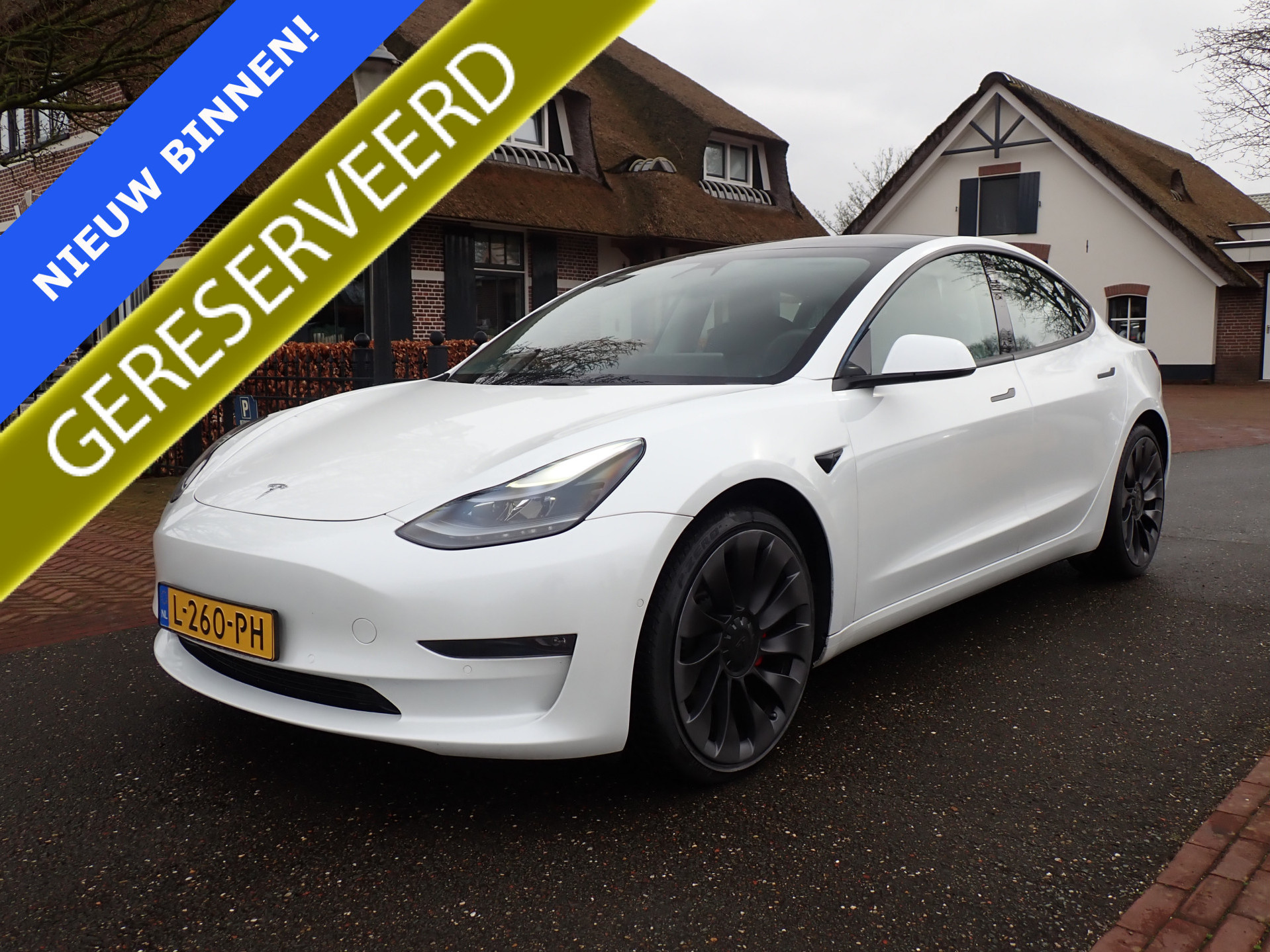 Tesla Model 3 Performance AWD 75 kWh 2021 - voorkant