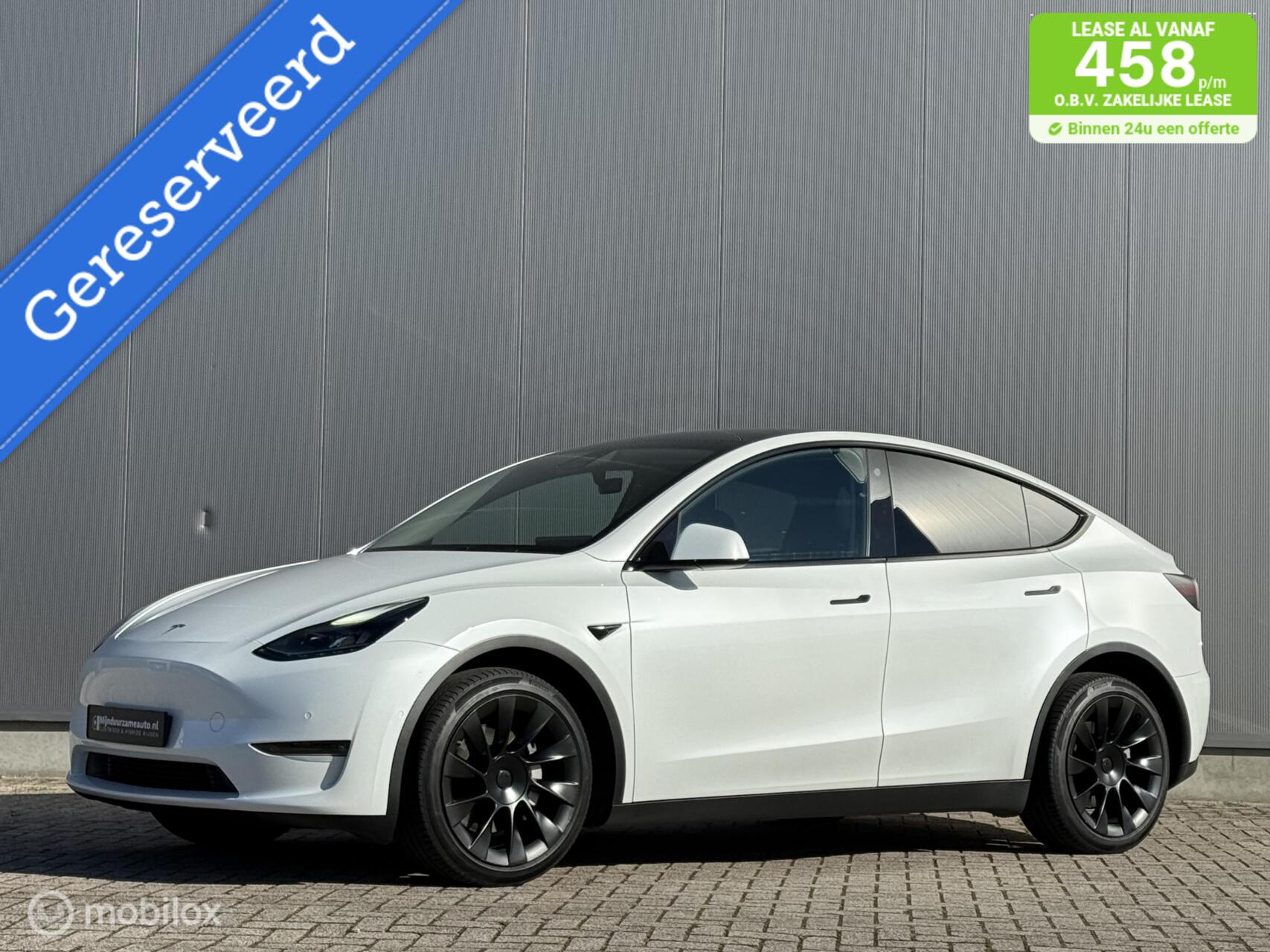 Tesla Model Y Long Range AWD 75 kWh - SOH 91 % - 20 inch 2021 - voorkant