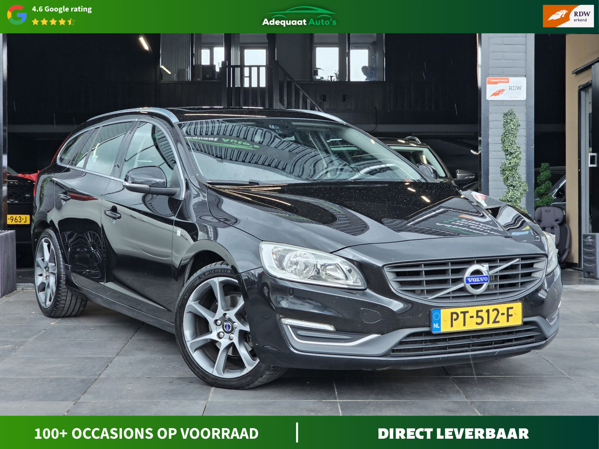 Volvo V60 2.0 D2 Ocean Race|AUT|PANO|Stoelvw|PDC|Cruise|APK 2015 - voorkant