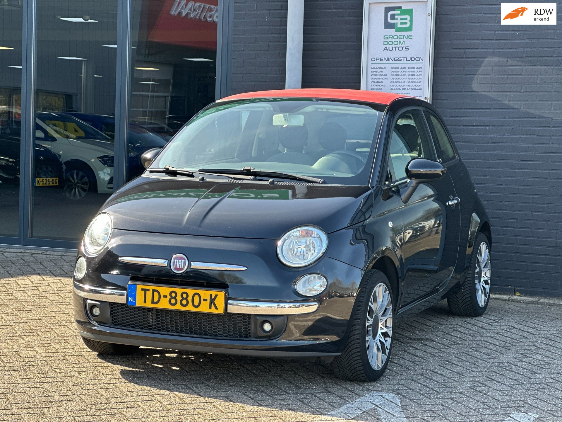 Fiat Fiat 500 1.2 Pop/CABRIO/AIRCO/NWE APK/NETTE STAAT!! 2010 - voorkant