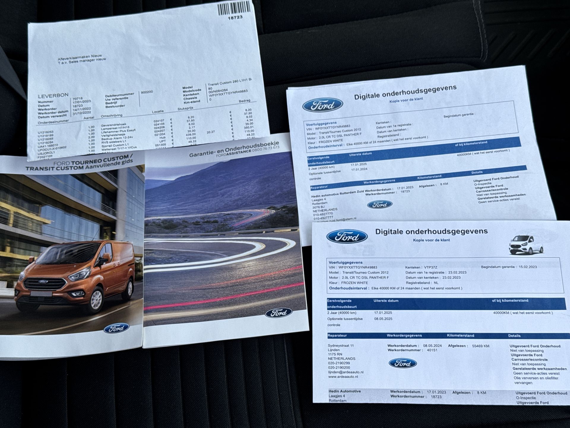 Foto van Ford Transit Custom