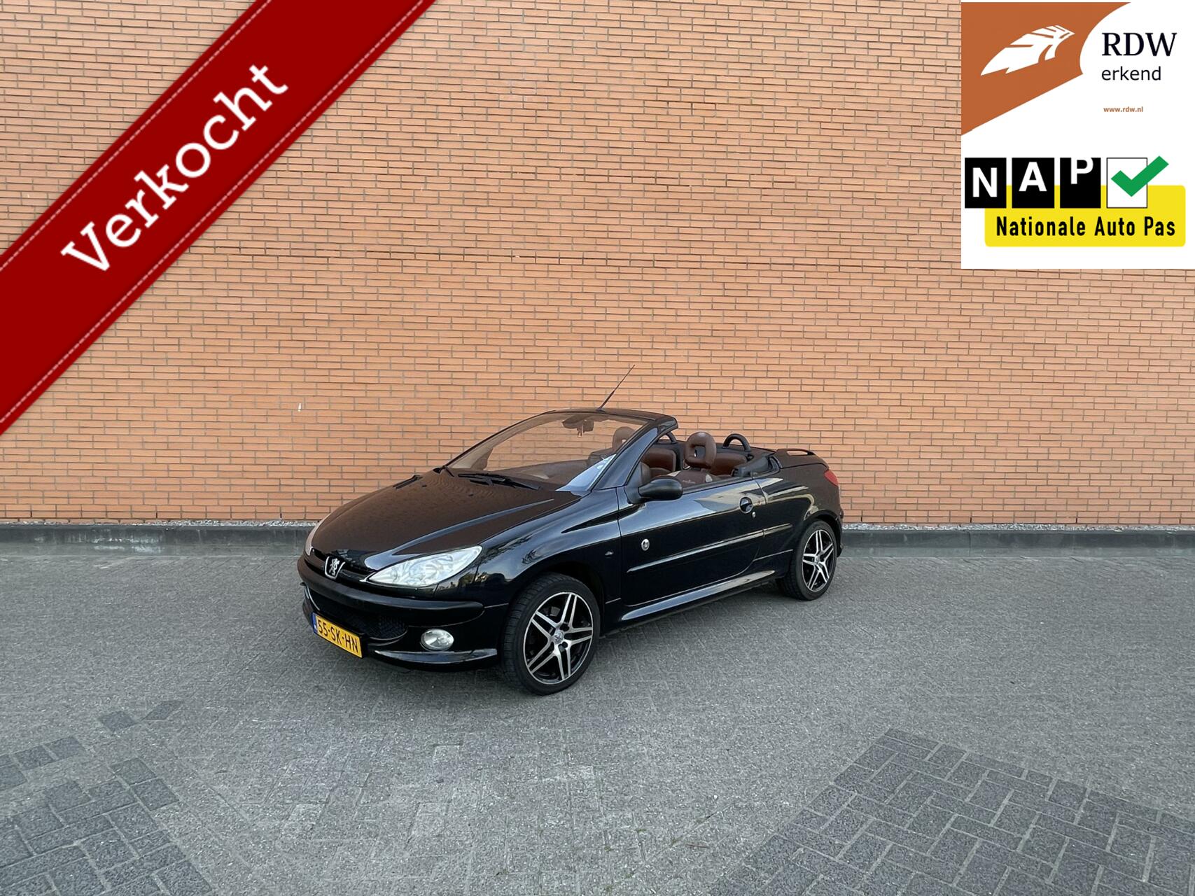 Peugeot 206 CC 1.6 Roland Garros 2006 148DKM | NAP | AIRCO | 2006 - voorkant