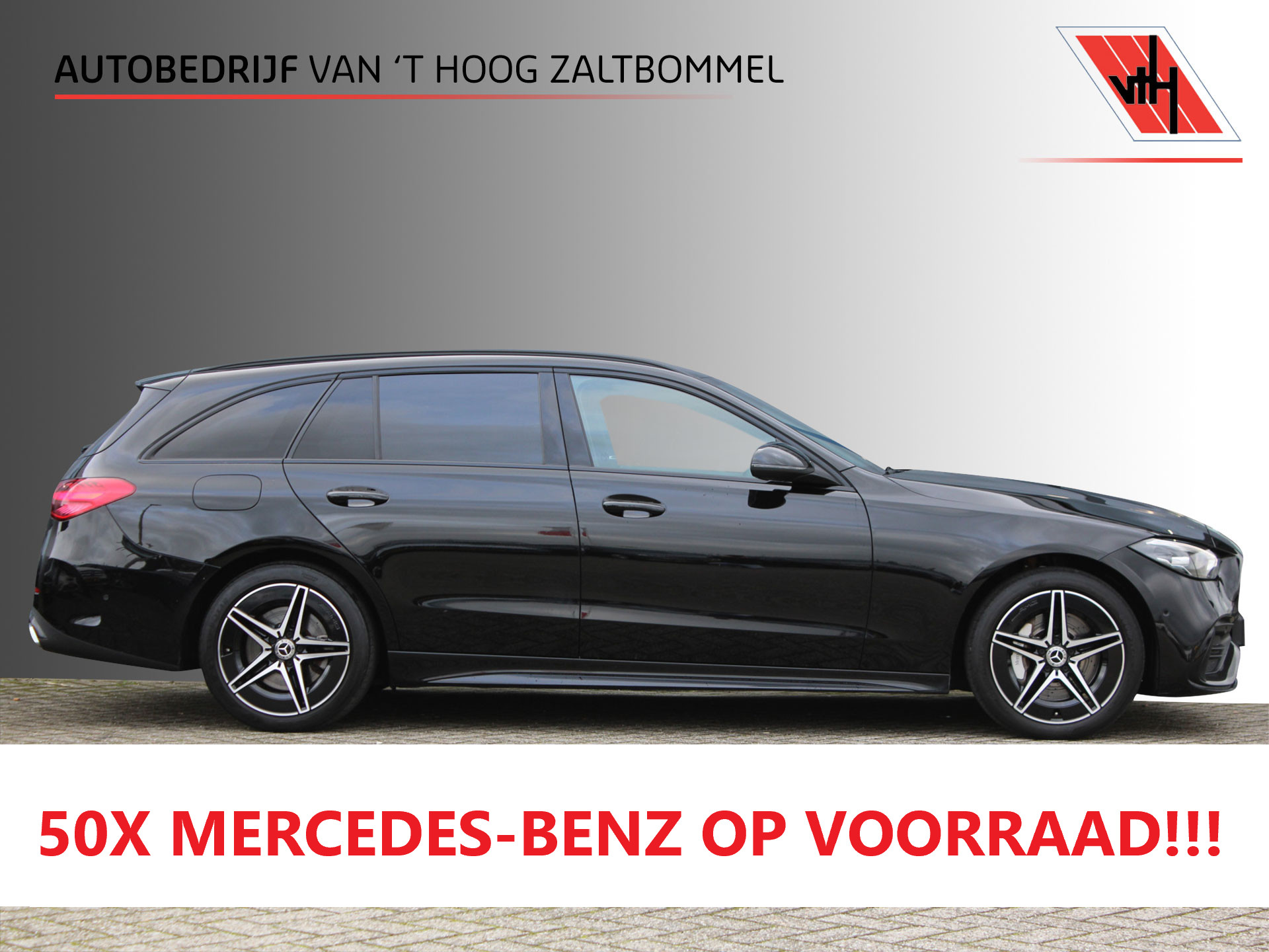 Mercedes-Benz C 300 E 300e AMG Line NIGHT PAKKET DISTRONIC CARPLAY SFEER CAMERA 2022 - voorkant