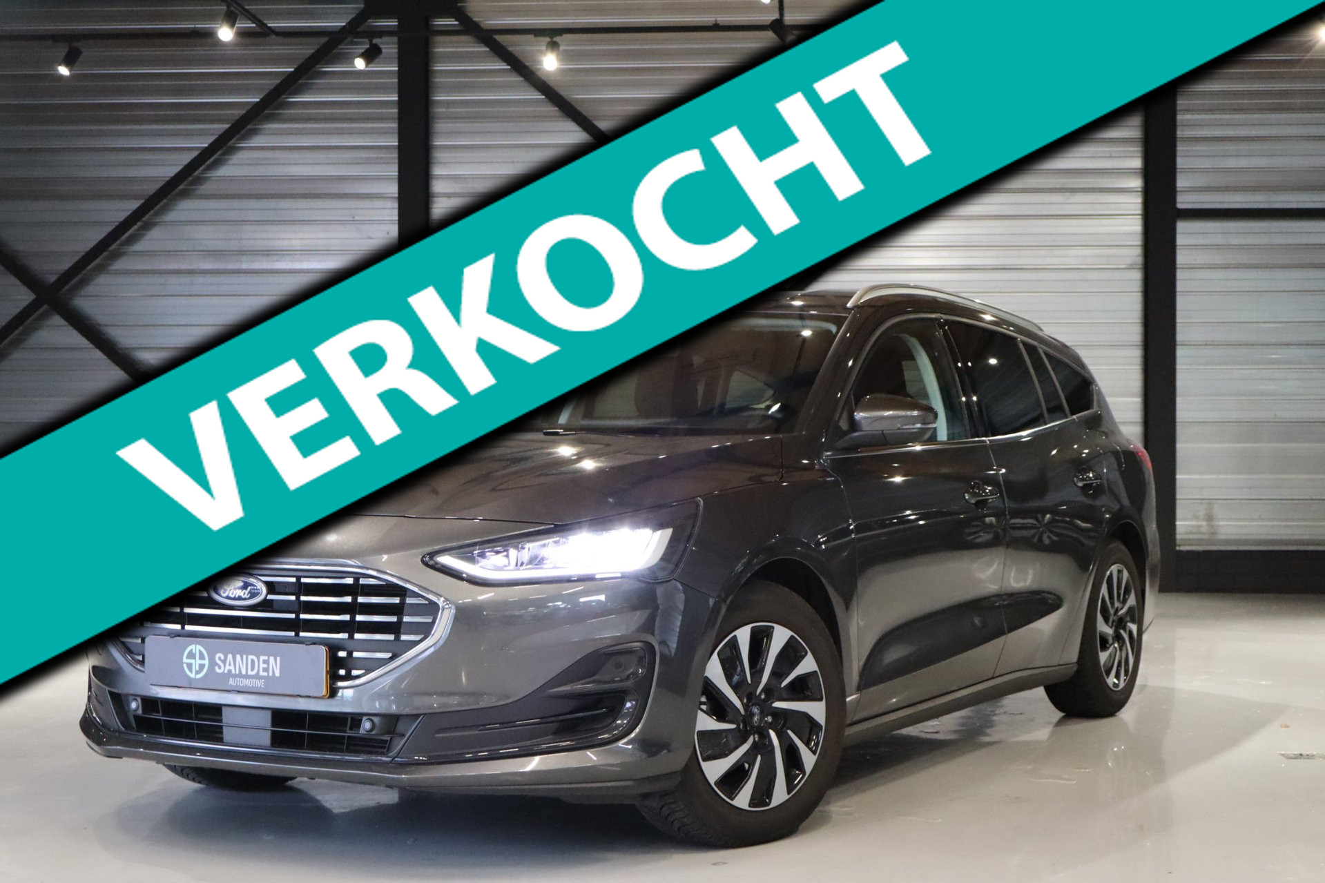 Ford Focus 1.0 Hybrid Titanium|Automaat|155PK |LED|Navi|Camera|Winterpack|1500kg trekgewicht|17 inch 2025 - voorkant