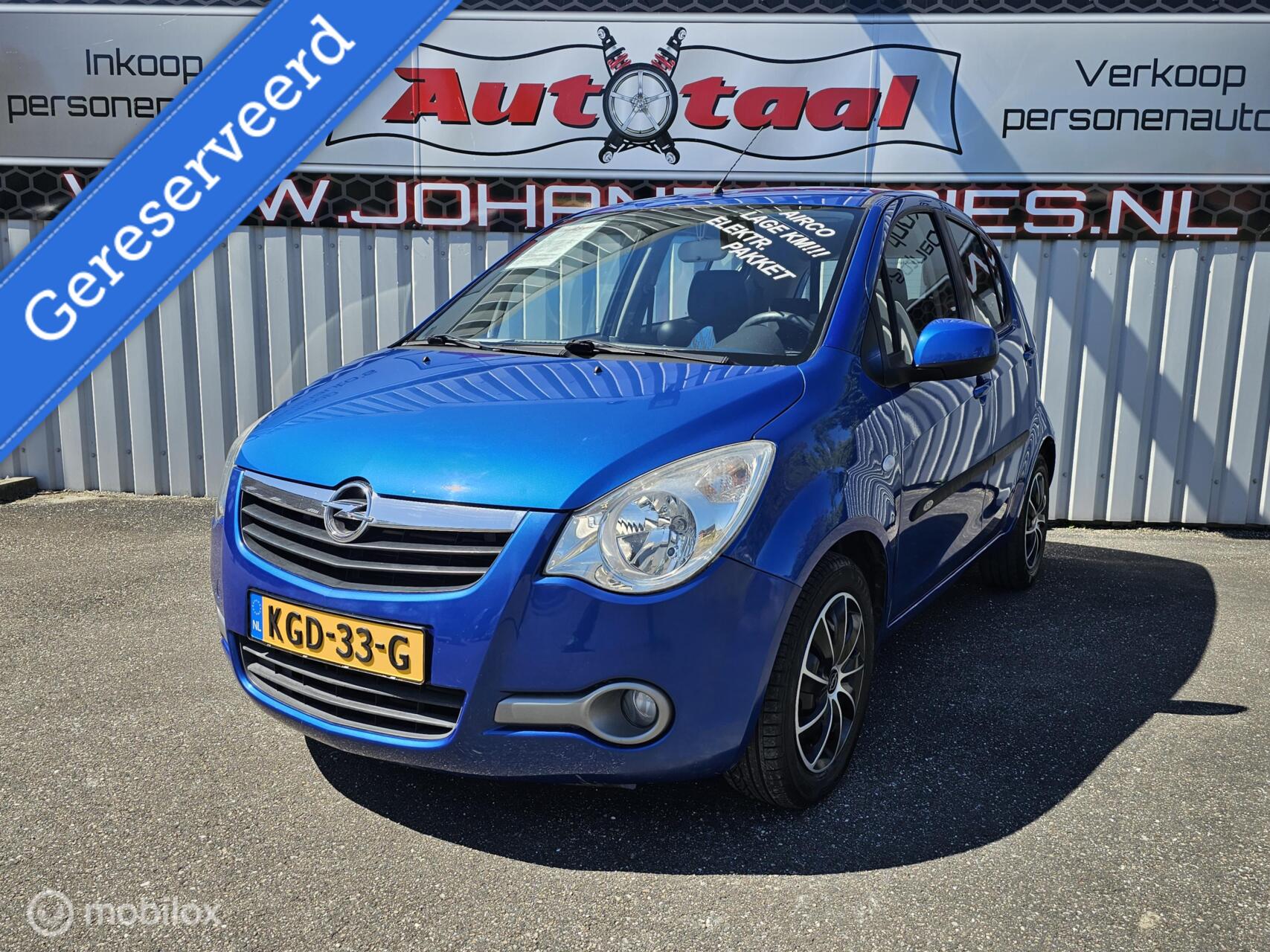 Opel Agila 1.0 Selection I Airco I Electr.-pakket I Boekjes aanwezig! 2011 - voorkant