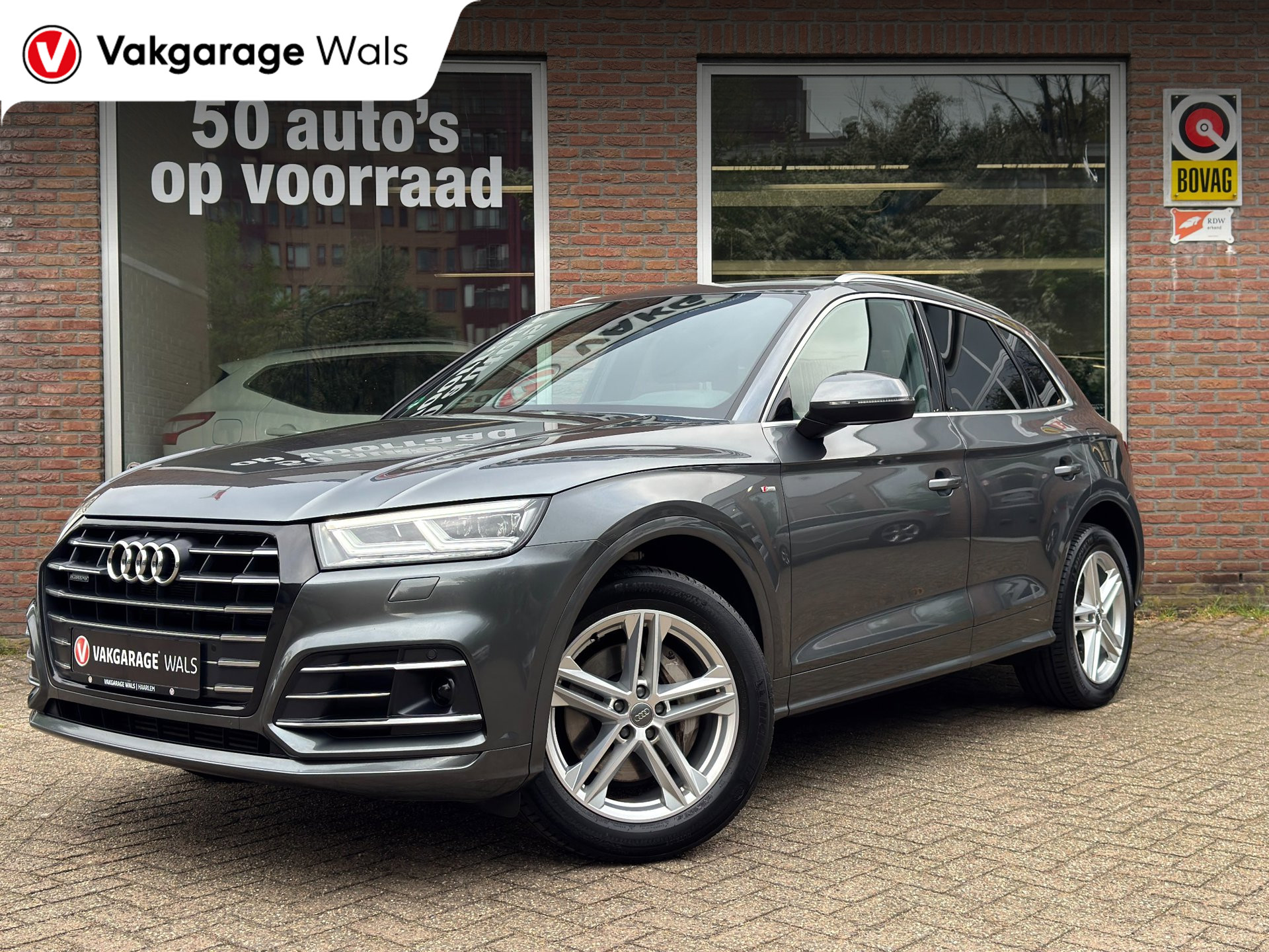 Audi Q5 55 TFSI e Quattro S-Line Competition | Led | ACC | Pano | RS-leder | Massagestoelen | BTW | Magnetic Ride 2020 - voorkant
