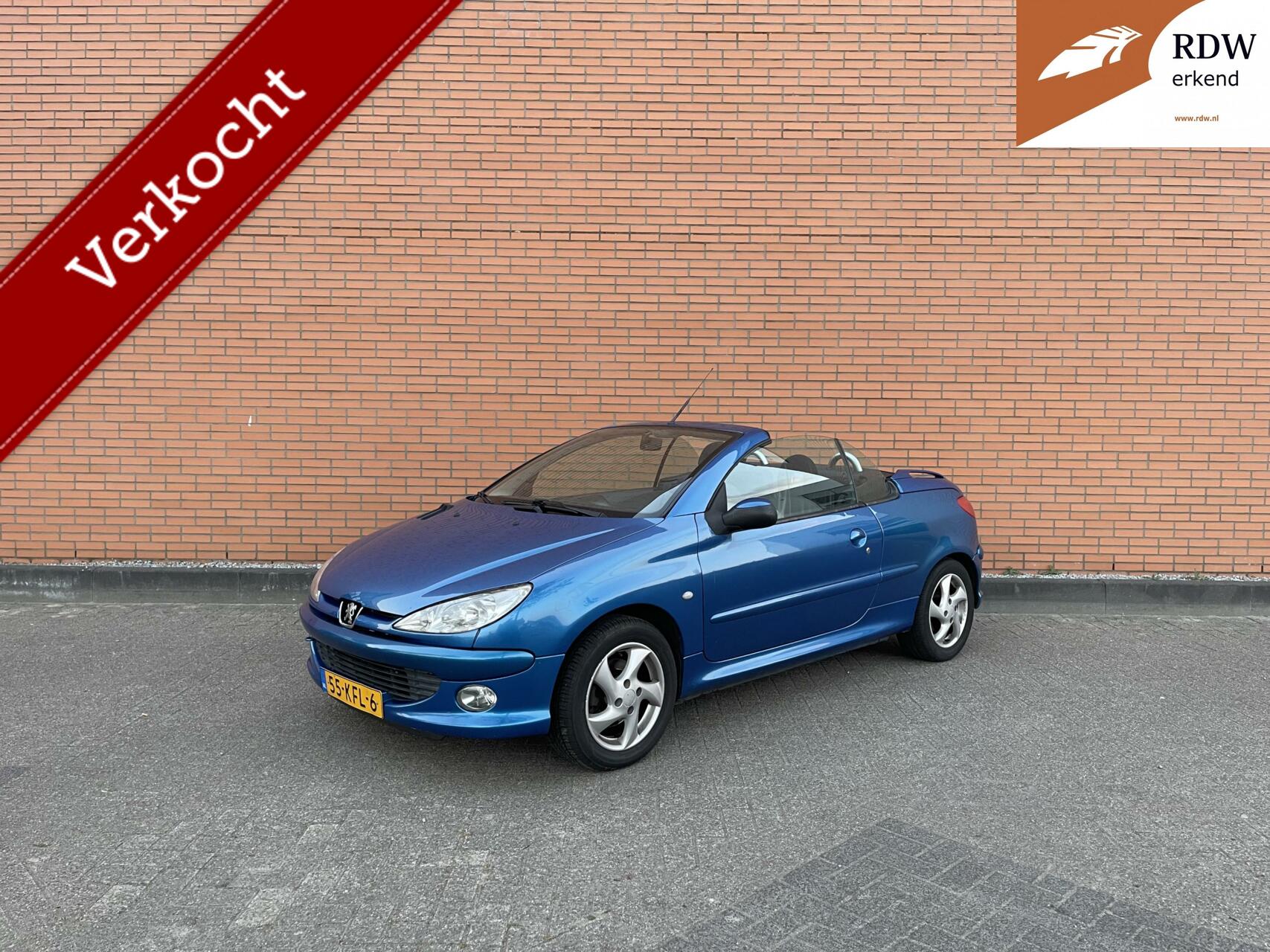 Peugeot 206 CC 1.6 2007 115DKM | APPLE | ANDROID | AIRCO | 2007 - voorkant