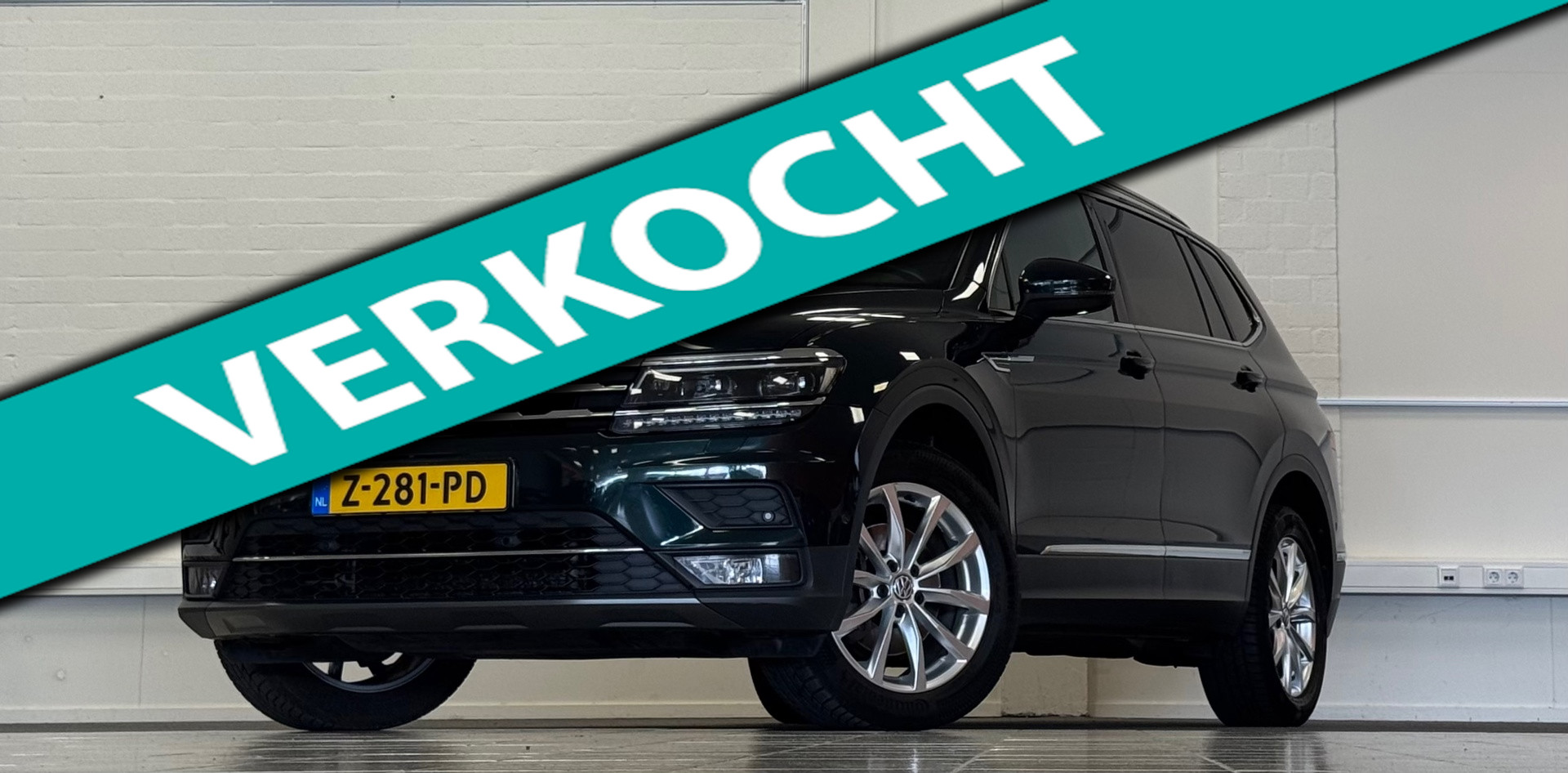 Volkswagen Tiguan 1.5 TSI Highline 7p. 1e Eigenaar Pano Navi Camera LED Mooi! 2019 - voorkant