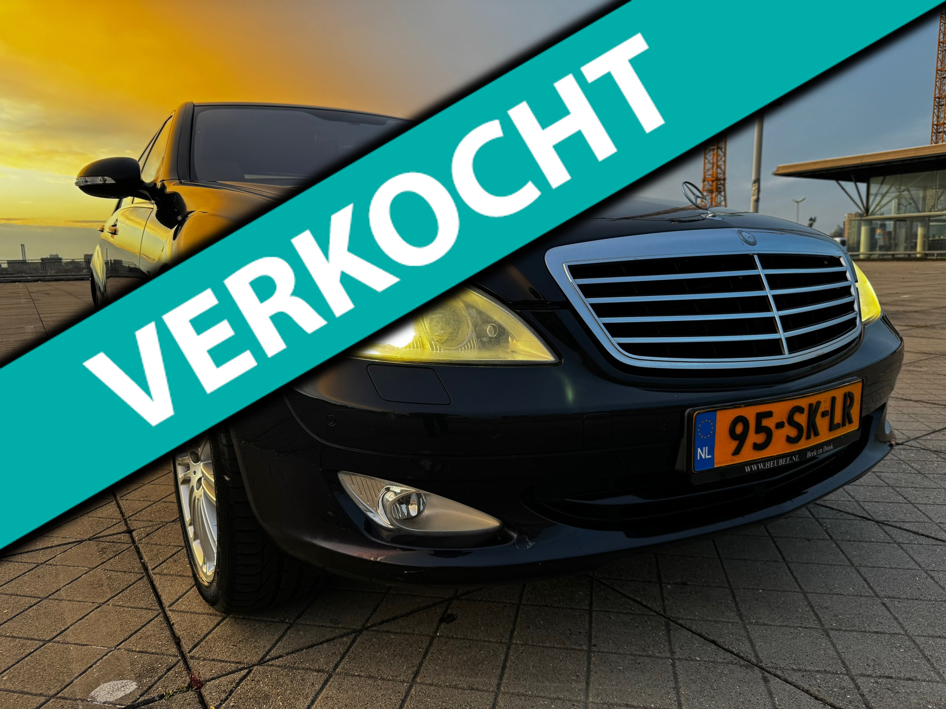 Mercedes-Benz S 500 500 Lang AUT 7G V8 PANO SOFTCLOSE NAP 2006 - voorkant