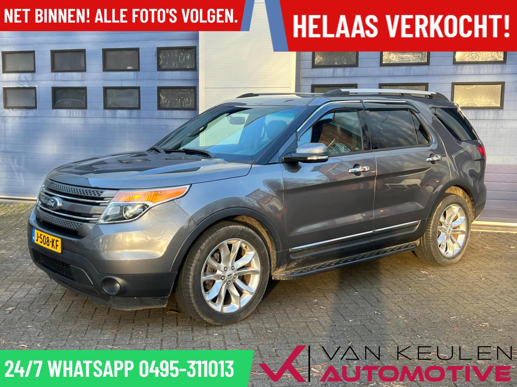 Ford Explorer 3.5 V6 Limited l Zeer luxe! l Hele historie! 2013 - voorkant