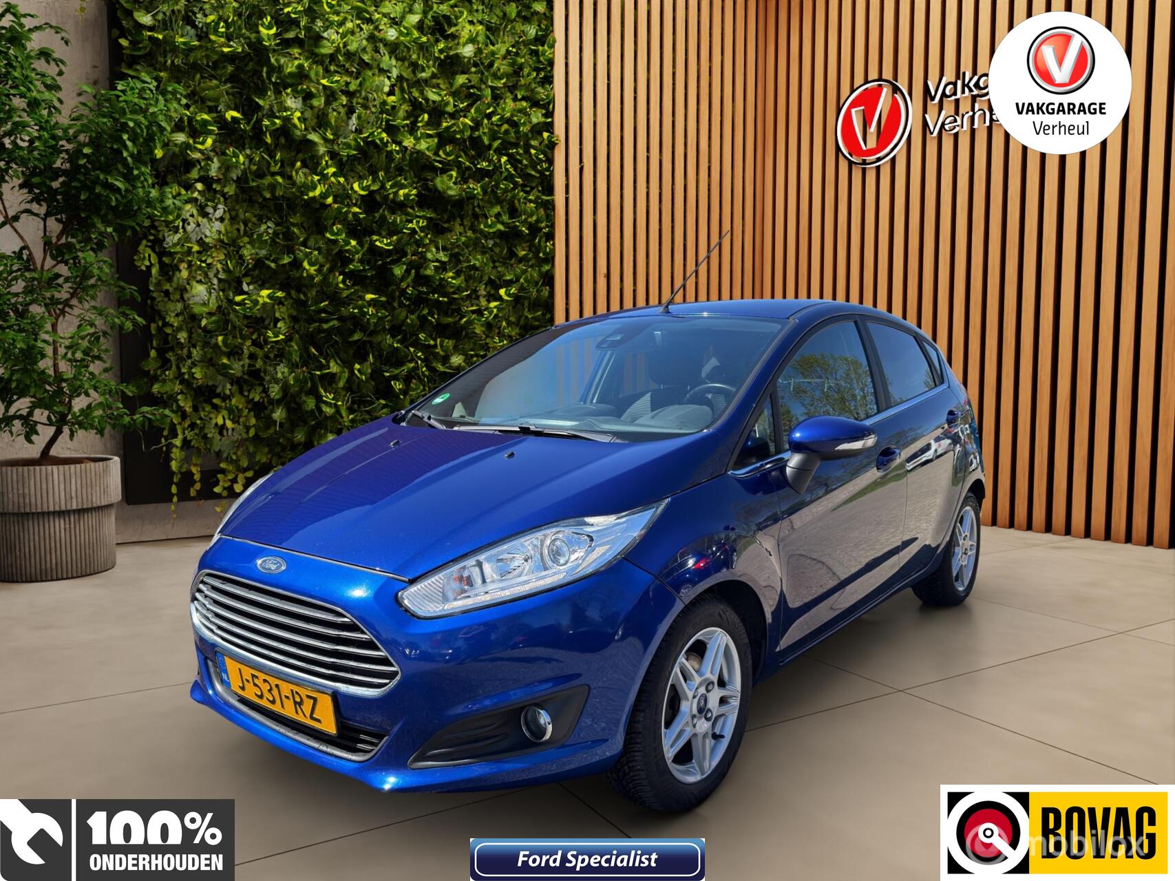 Ford Fiesta 1.0 EcoBoost Titanium|125Pk|5Drs|Cima|Cruise 2014 - voorkant