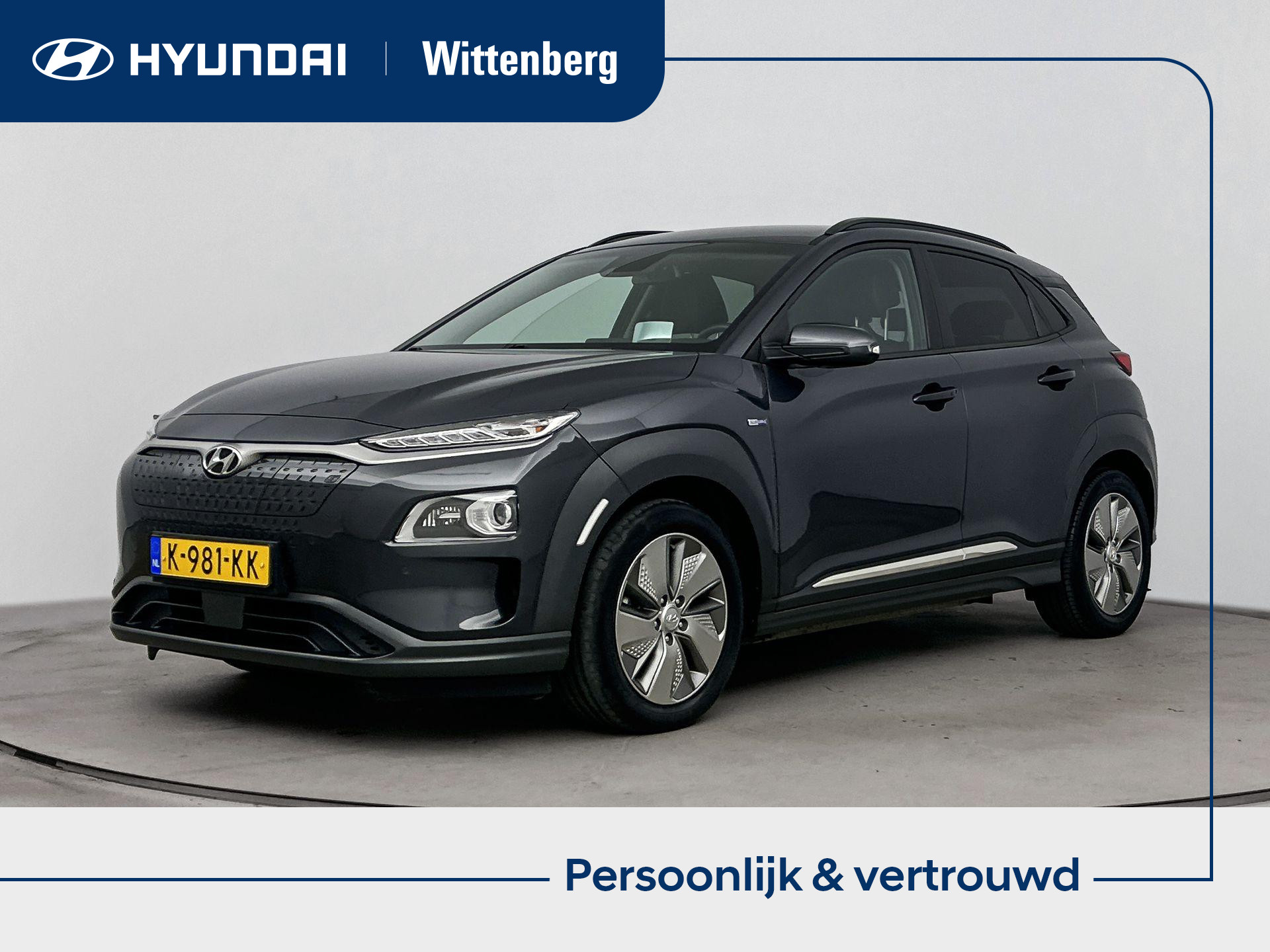 Hyundai Kona EV LIMITED 64 kWh 2020 - voorkant