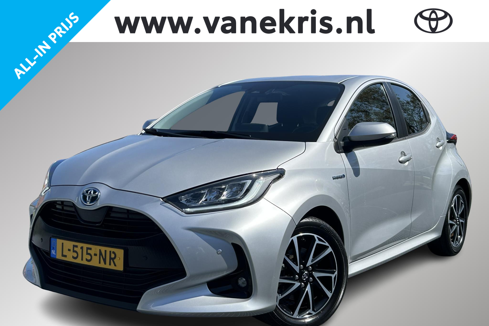 Toyota Toyota Yaris 1.5 Hybrid Dynamic, Parkeersensoren 2021 - voorkant
