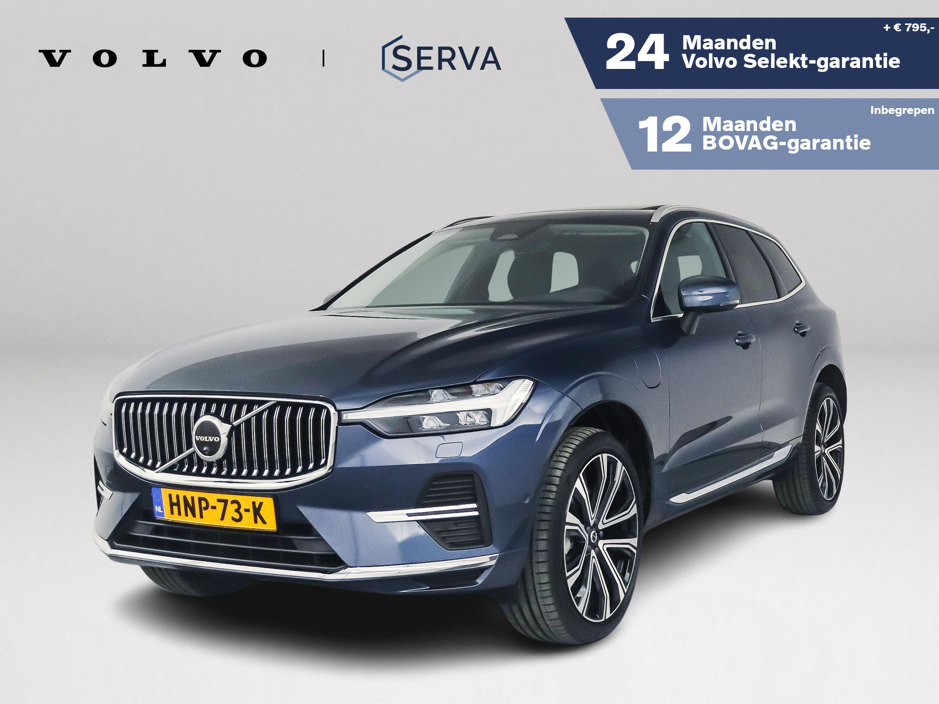 Volvo Xc60 T8 Plug-in hybrid AWD Ultra Bright | Panoramadak | 360° camera | Luchtvering | Harman Kardon | Head-up display | Stoel- en Stuurverwarming | Trekhaak 2025 - voorkant