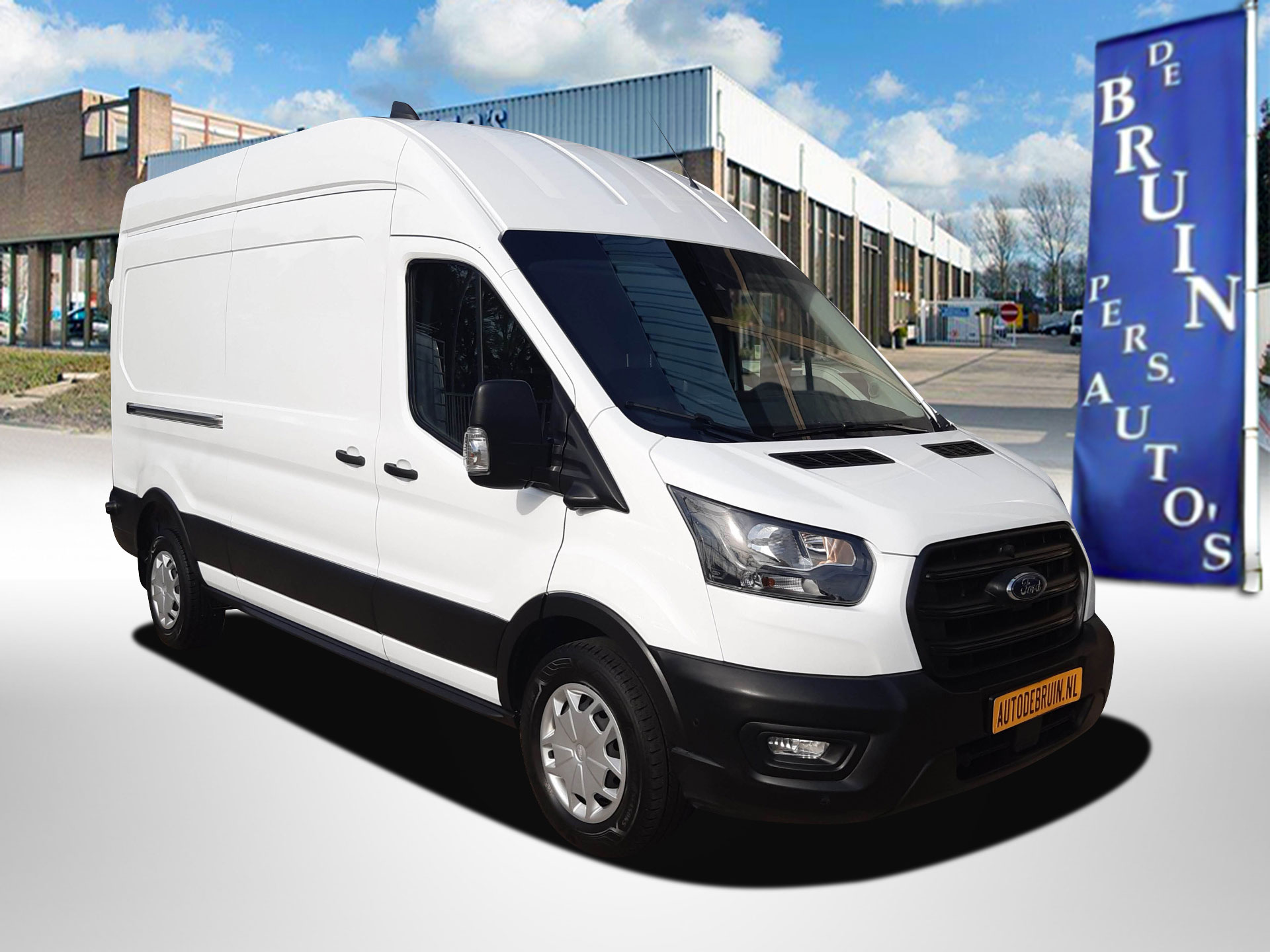Ford Transit TDCI L3H3 130Pk Navi Rondomcamera Doordraai Achterdeuren 2024 - voorkant