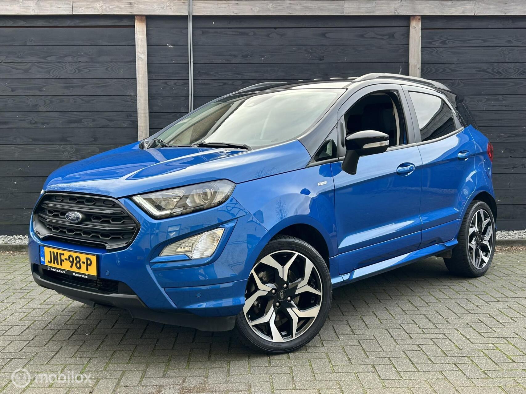 Ford Ecosport 1.0 EcoBoost ST-Line 125 PK Winter pack / 18" / FM nav / B&O / Camera / 61.168 KM 2022 - voorkant