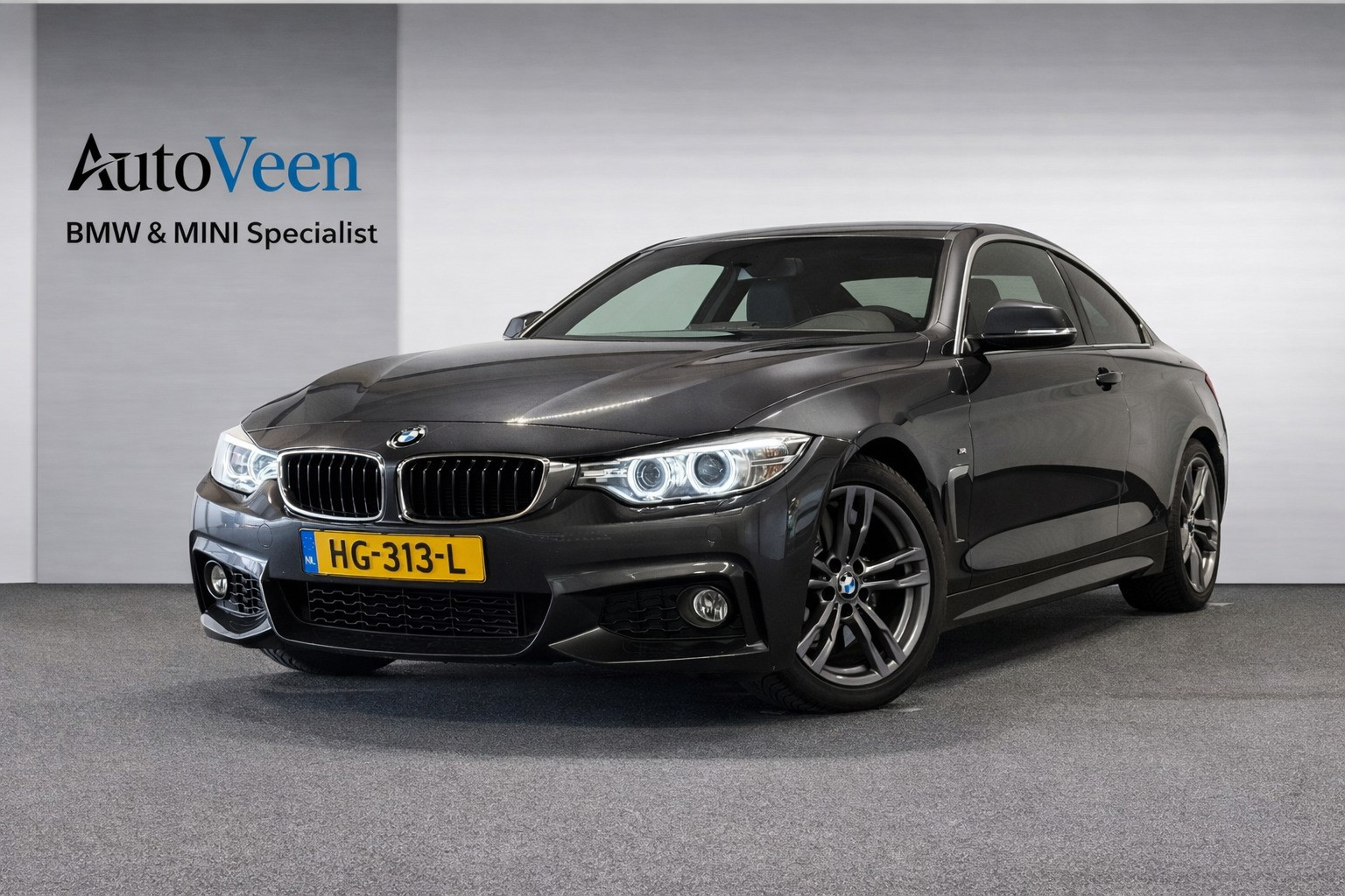 BMW 420i 420i High Executive (M-SPORT, STOELVERWARMING, LEER, PARKEERSENSOREN) 2015 - voorkant