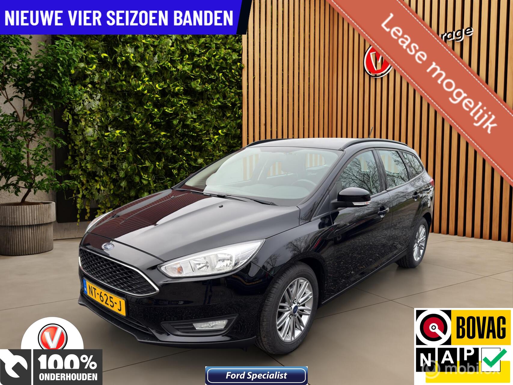 Ford Focus 1.0 Lease Edition|125Pk|Trekhaak|Navi|Apple 2017 - voorkant
